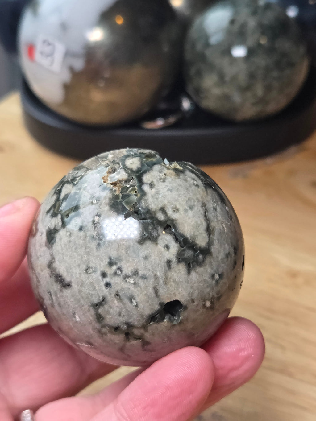 Ocean Jasper crystal sphere