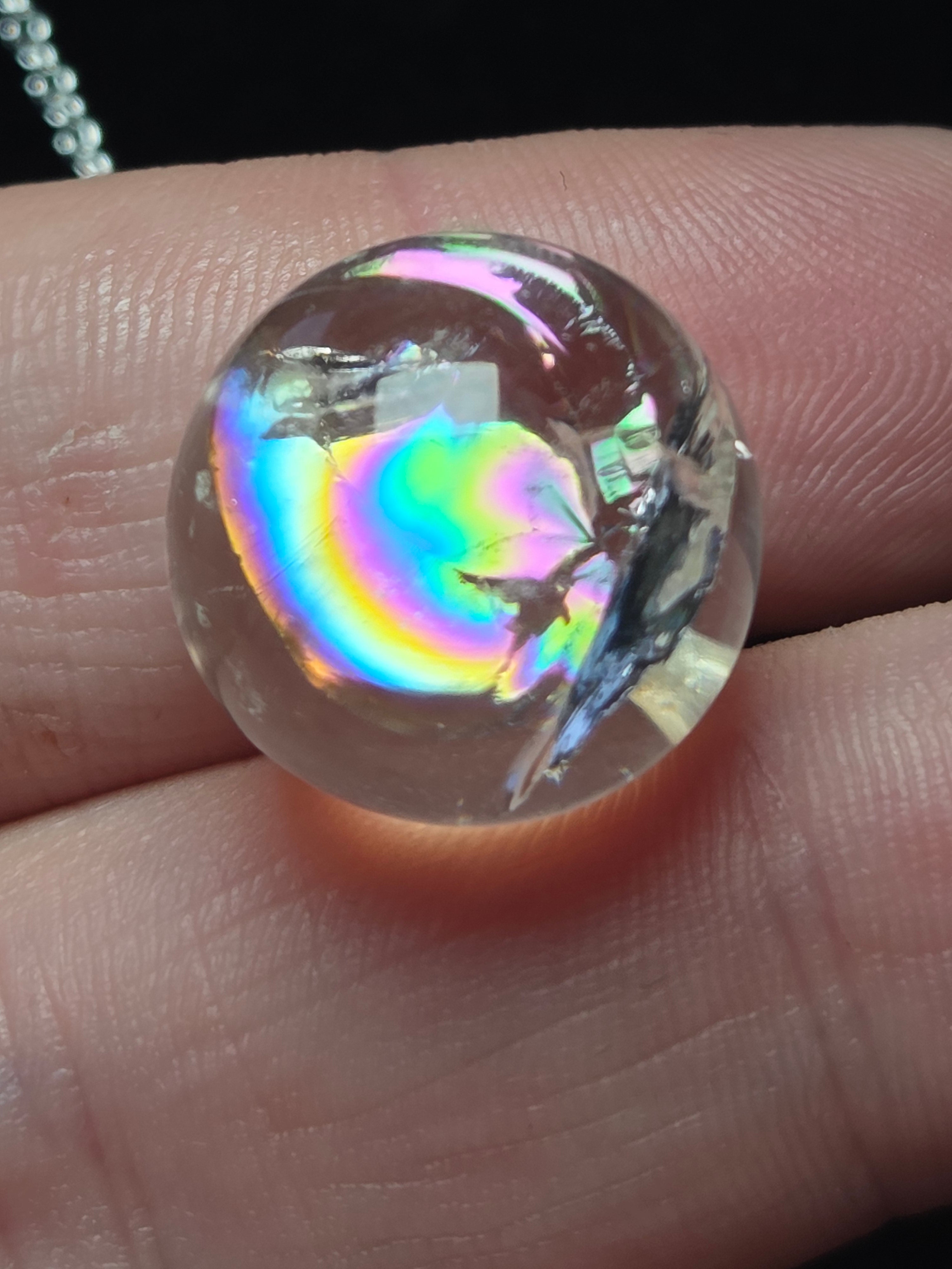 S925 Crystal  sphere necklace
