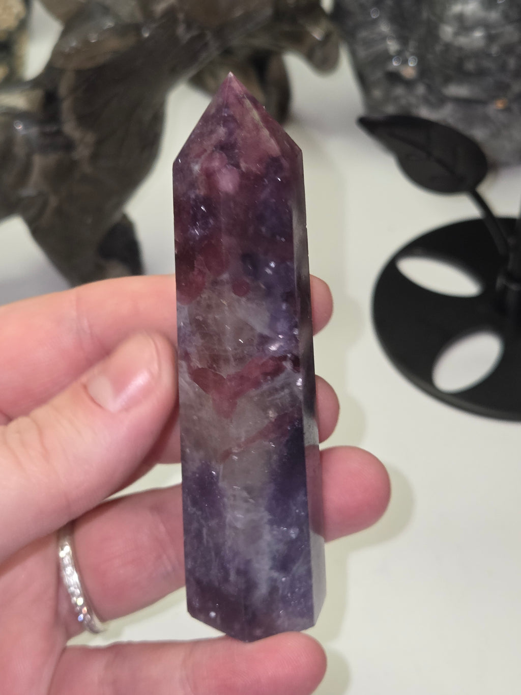 Unicorn stone crystal tower