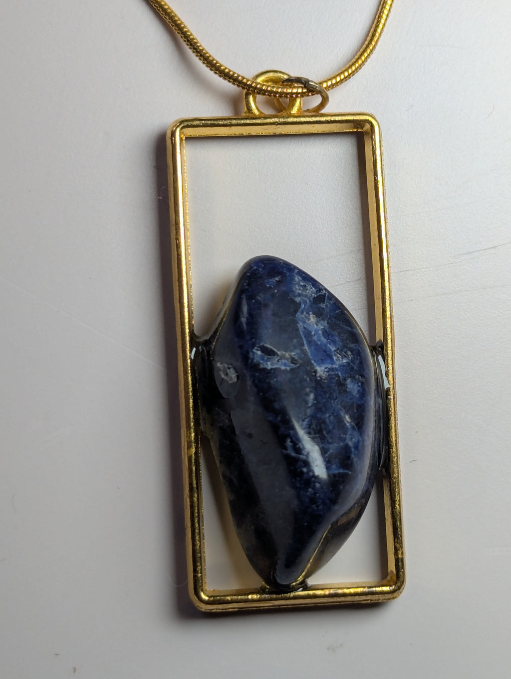 Sodalite crystal handmade necklace