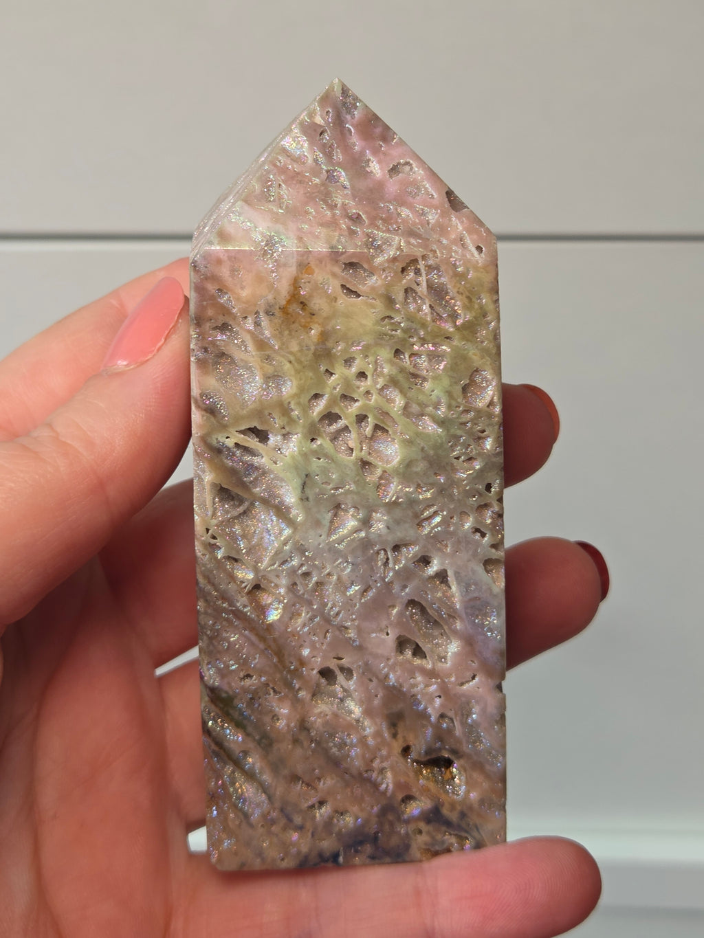 Aura Sphelerite crystal tower