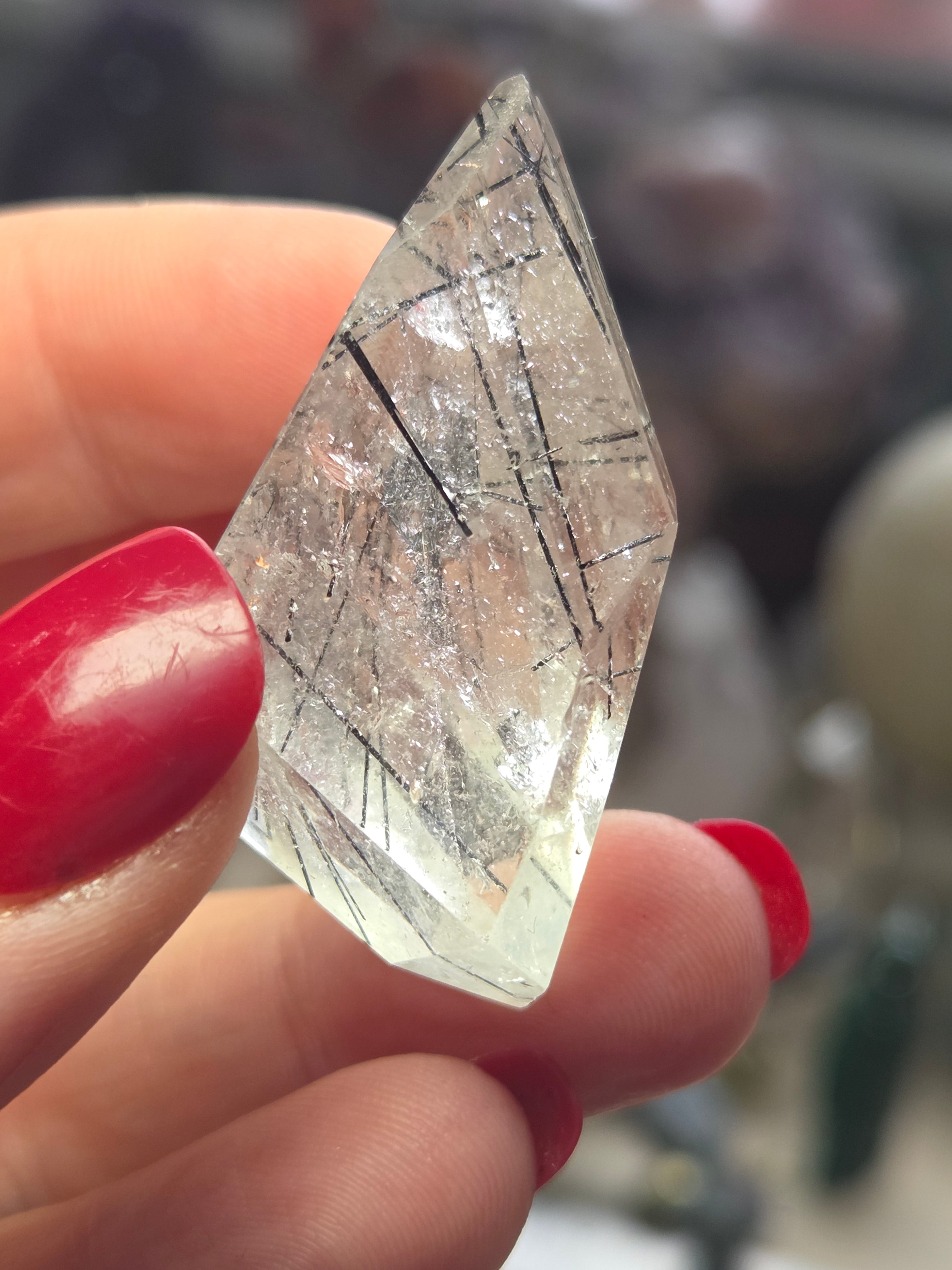 Black Tourmaline crystal freeform
