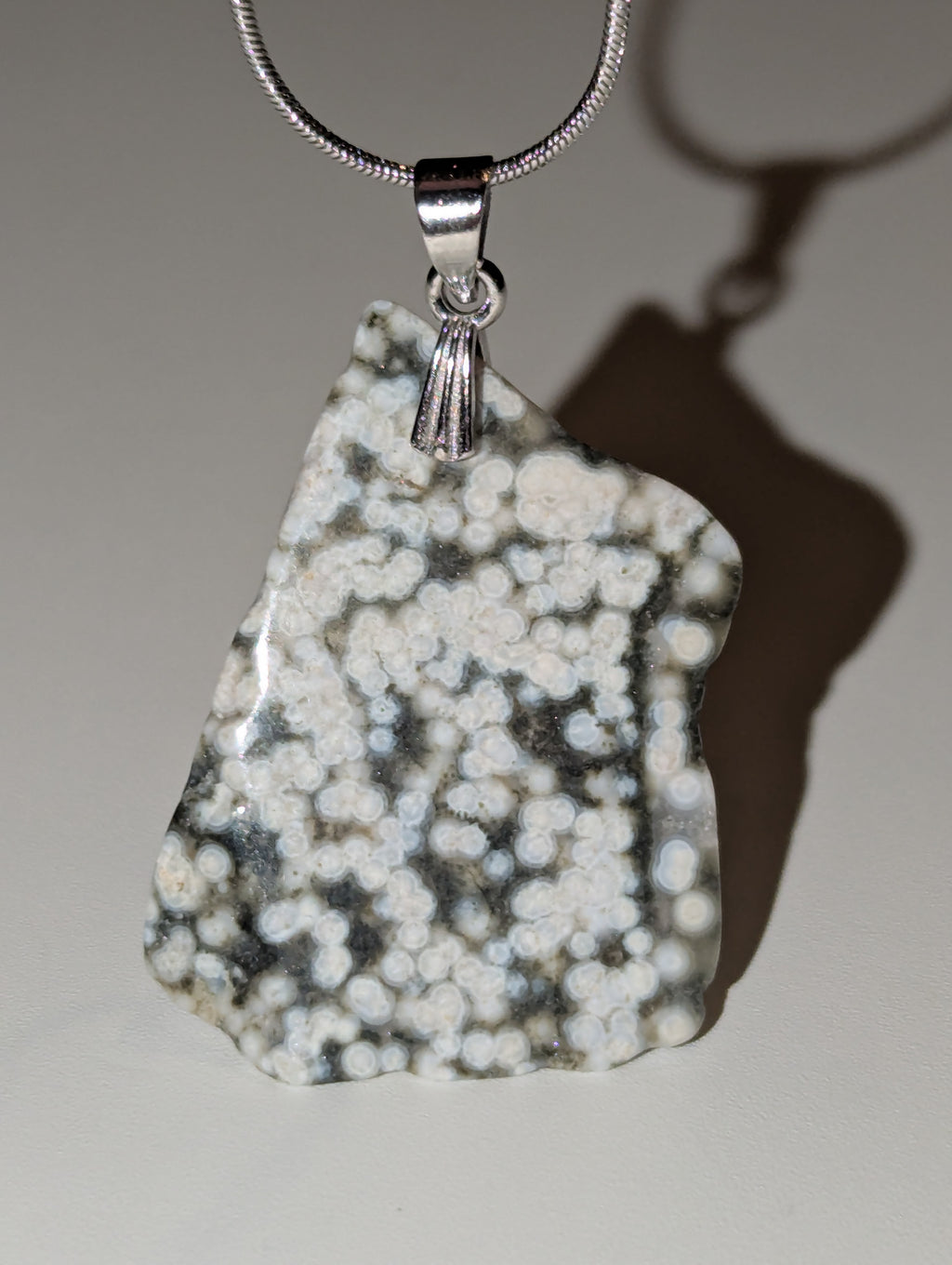 Ocean Jasper crystal handmade necklace