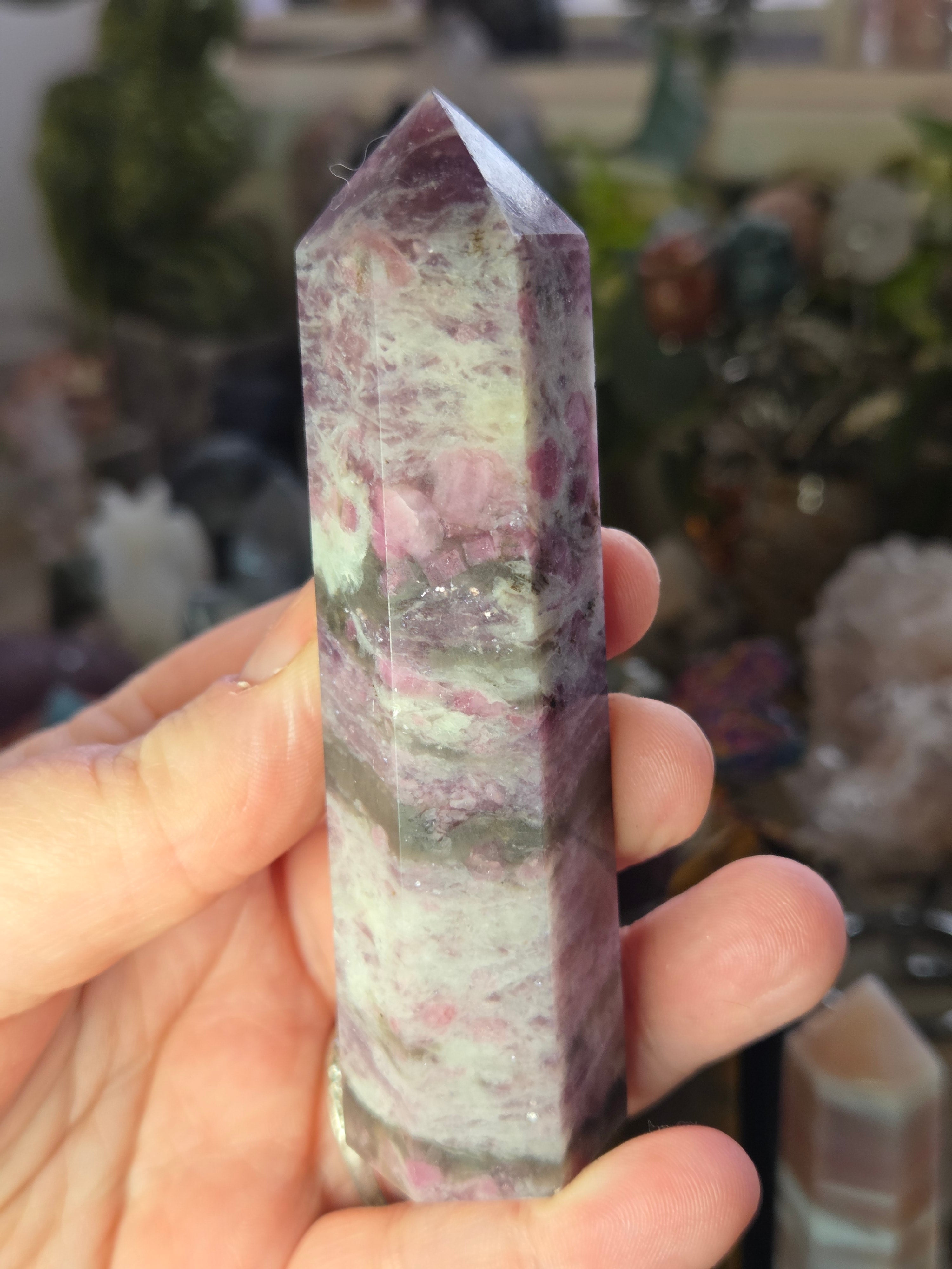 Unicorn crystal tower carving