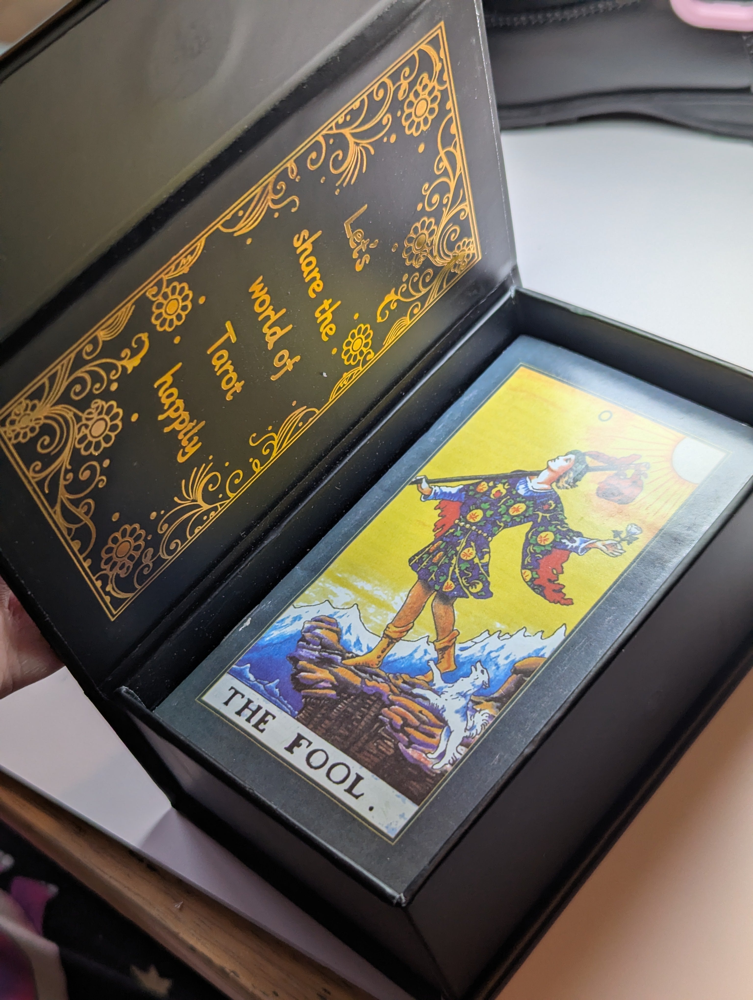 Hard case golden foil Tarror cards