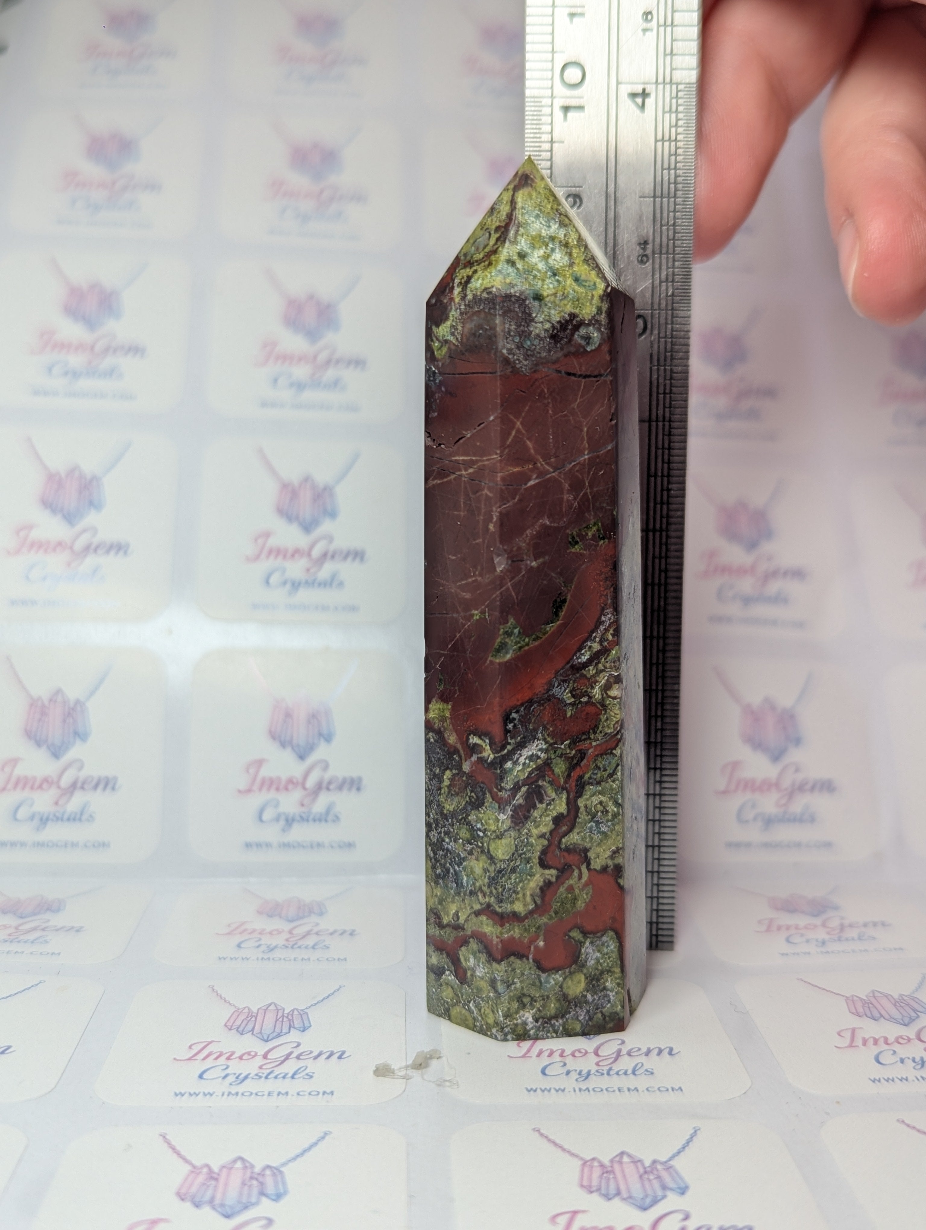 Dragon blood stone crystal tower