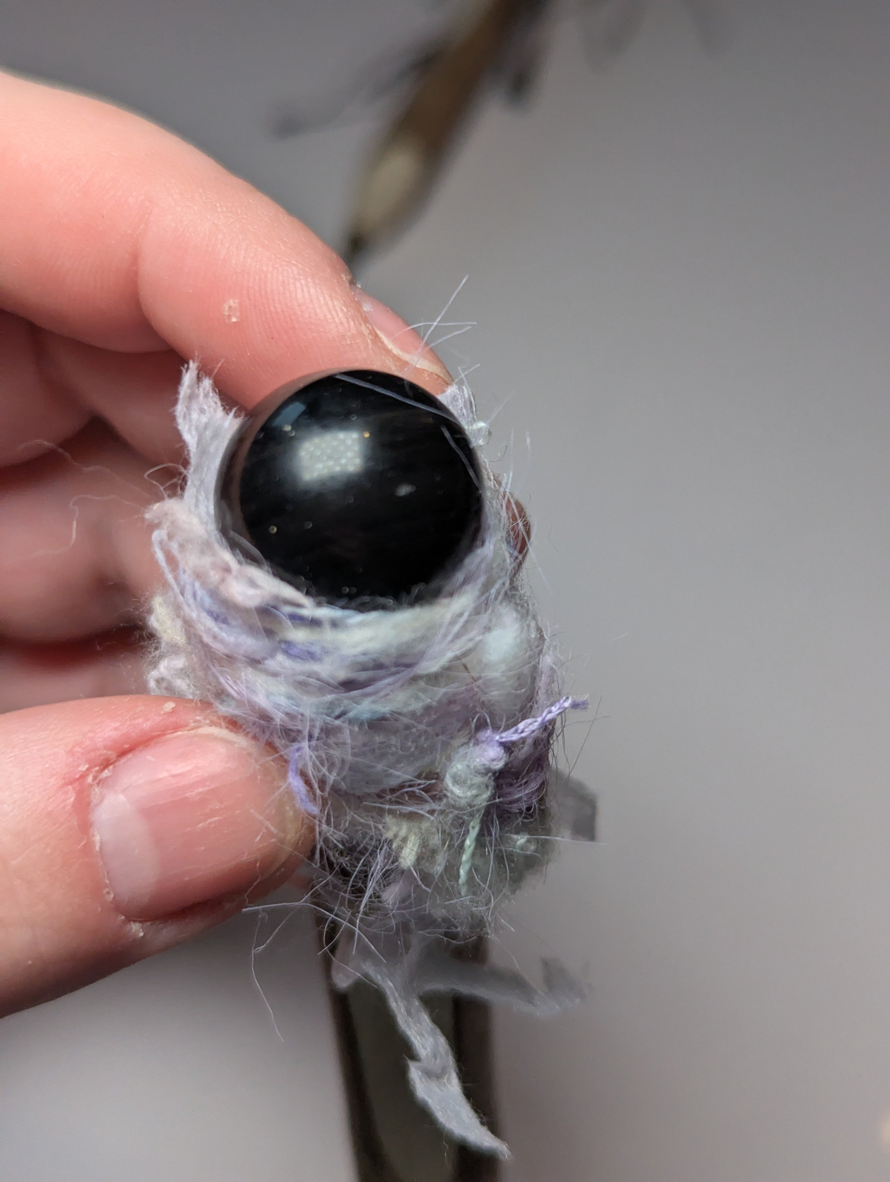 Clear quartz crystal pen