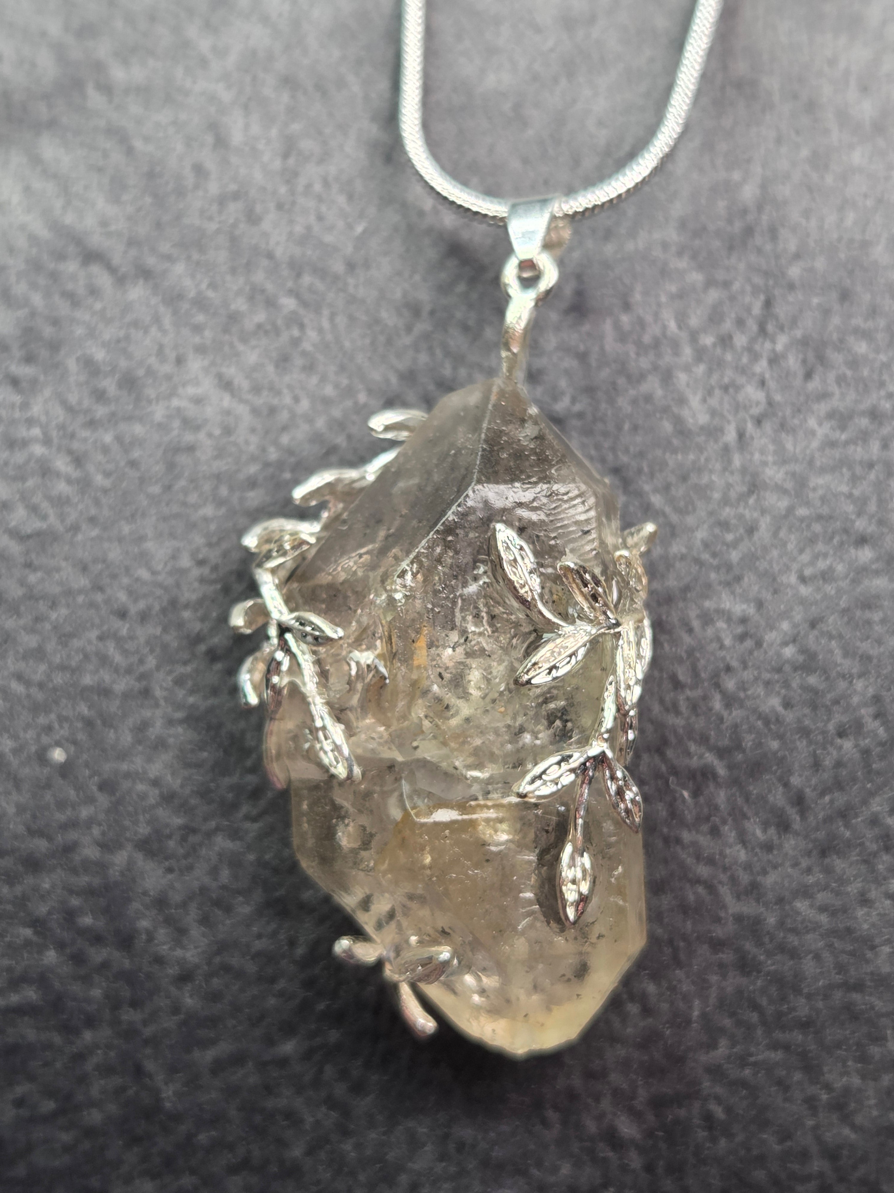 Enhydro crystal necklace handmade