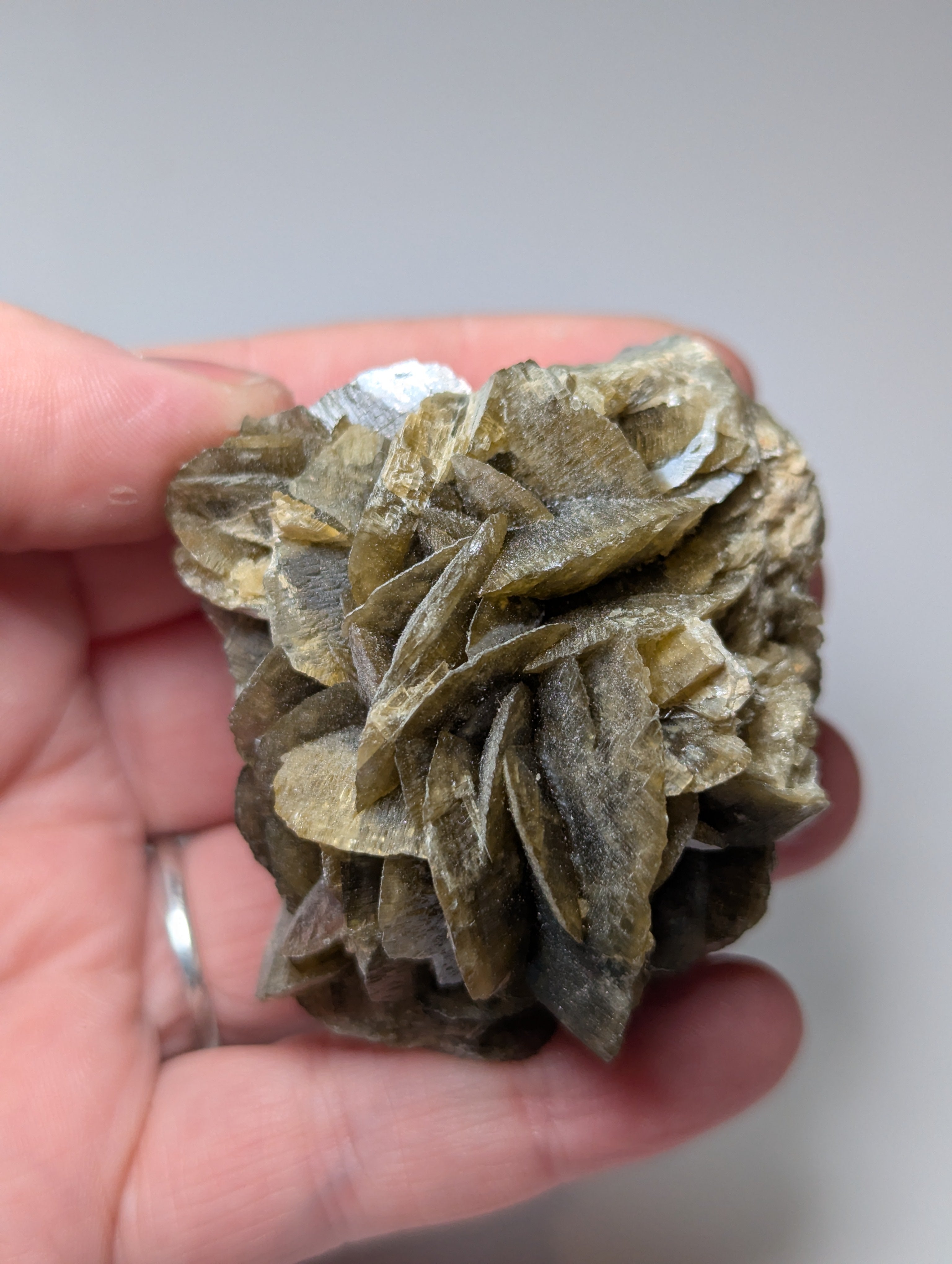 Iridescent Siderite crystal  specimen  from Kosovo