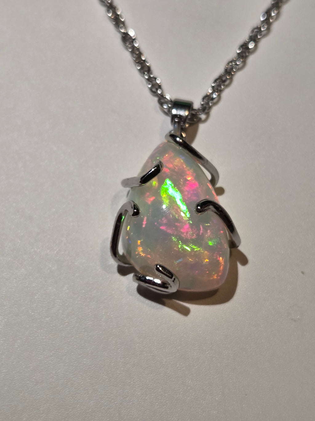 Handmade opal necklace S295