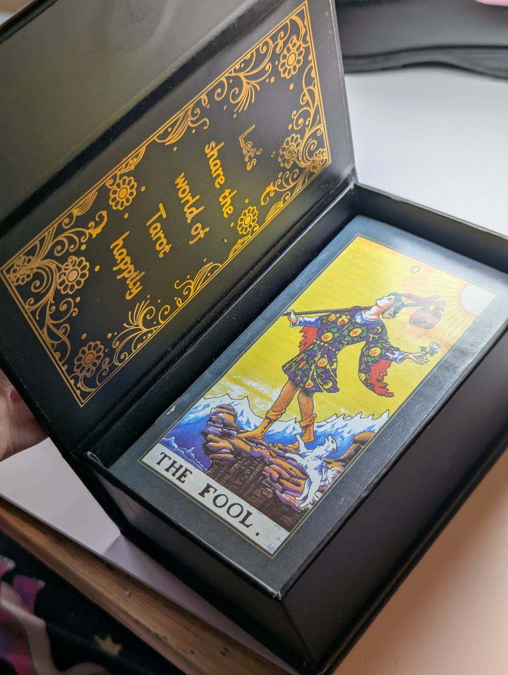 Hard case golden foil Tarror cards