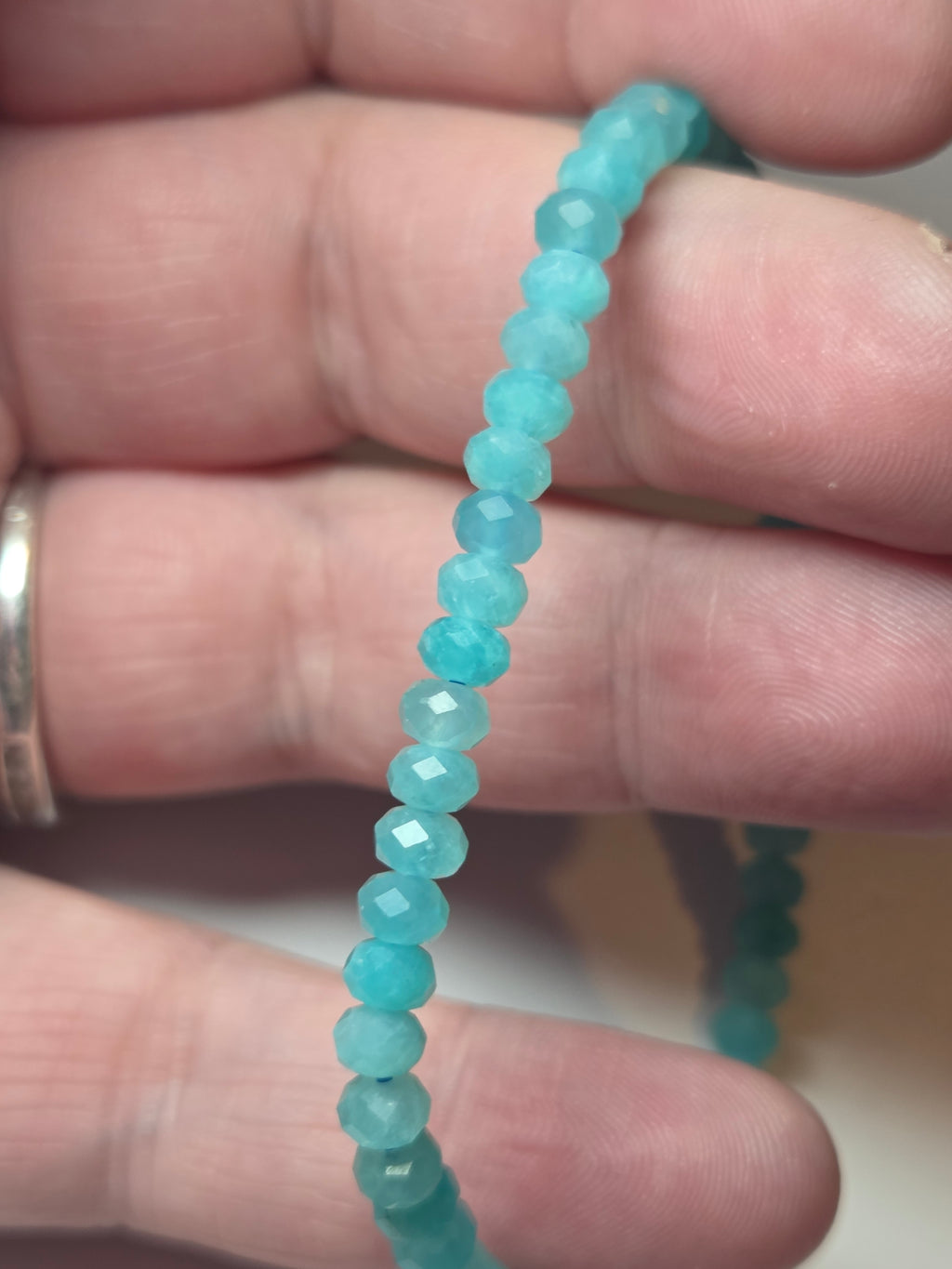 Amazonite crystal bracelet