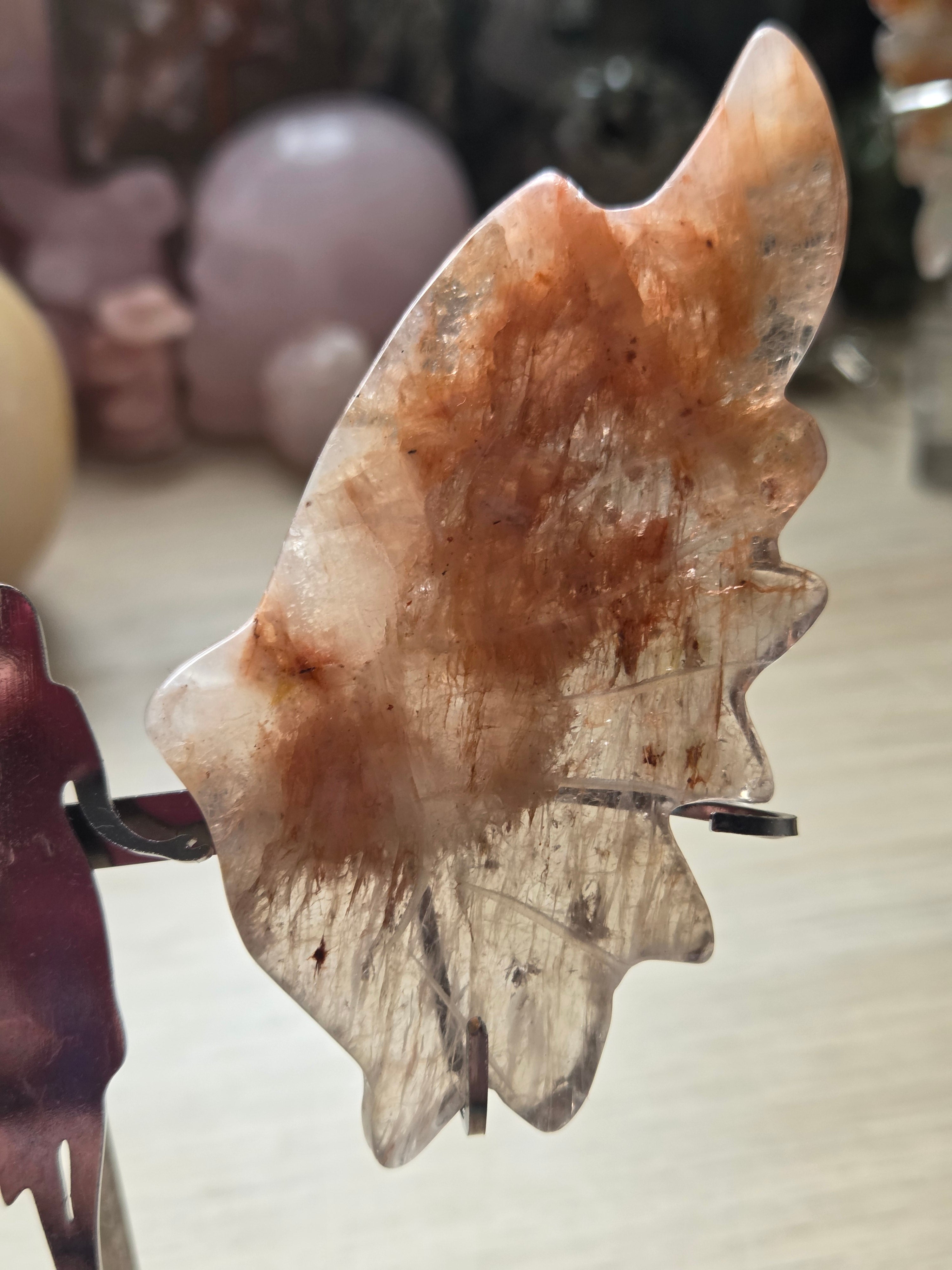 Sun and moon stone crystal angel