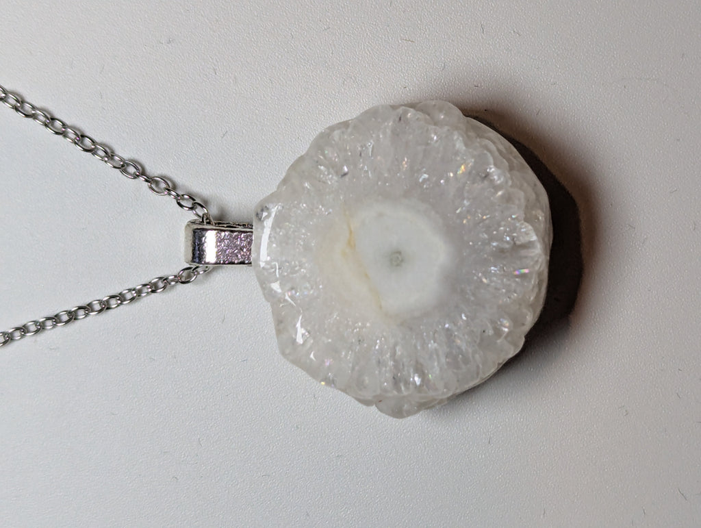 Solar Quartz crystal handmade necklace