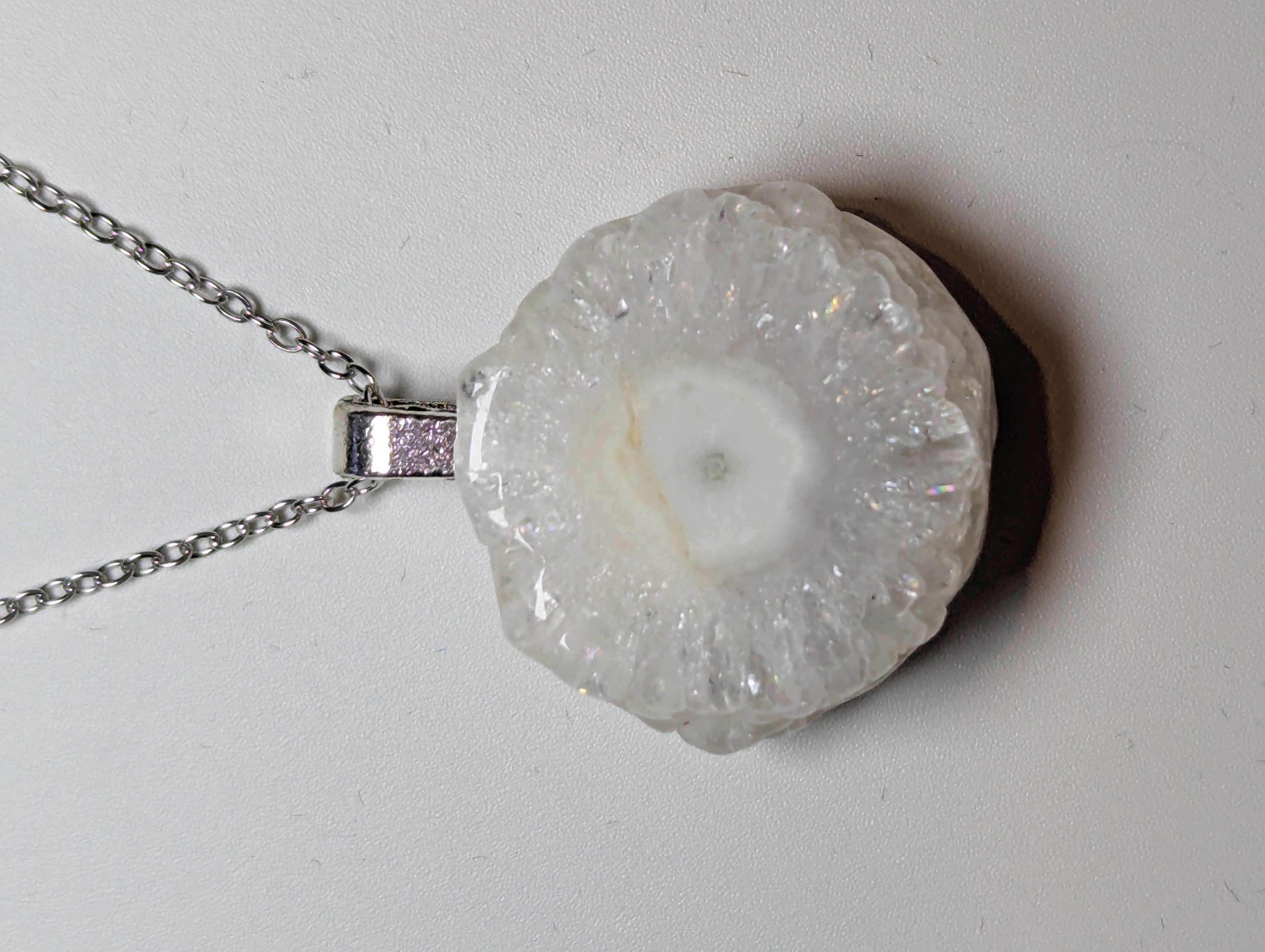 Solar Quartz crystal handmade necklace