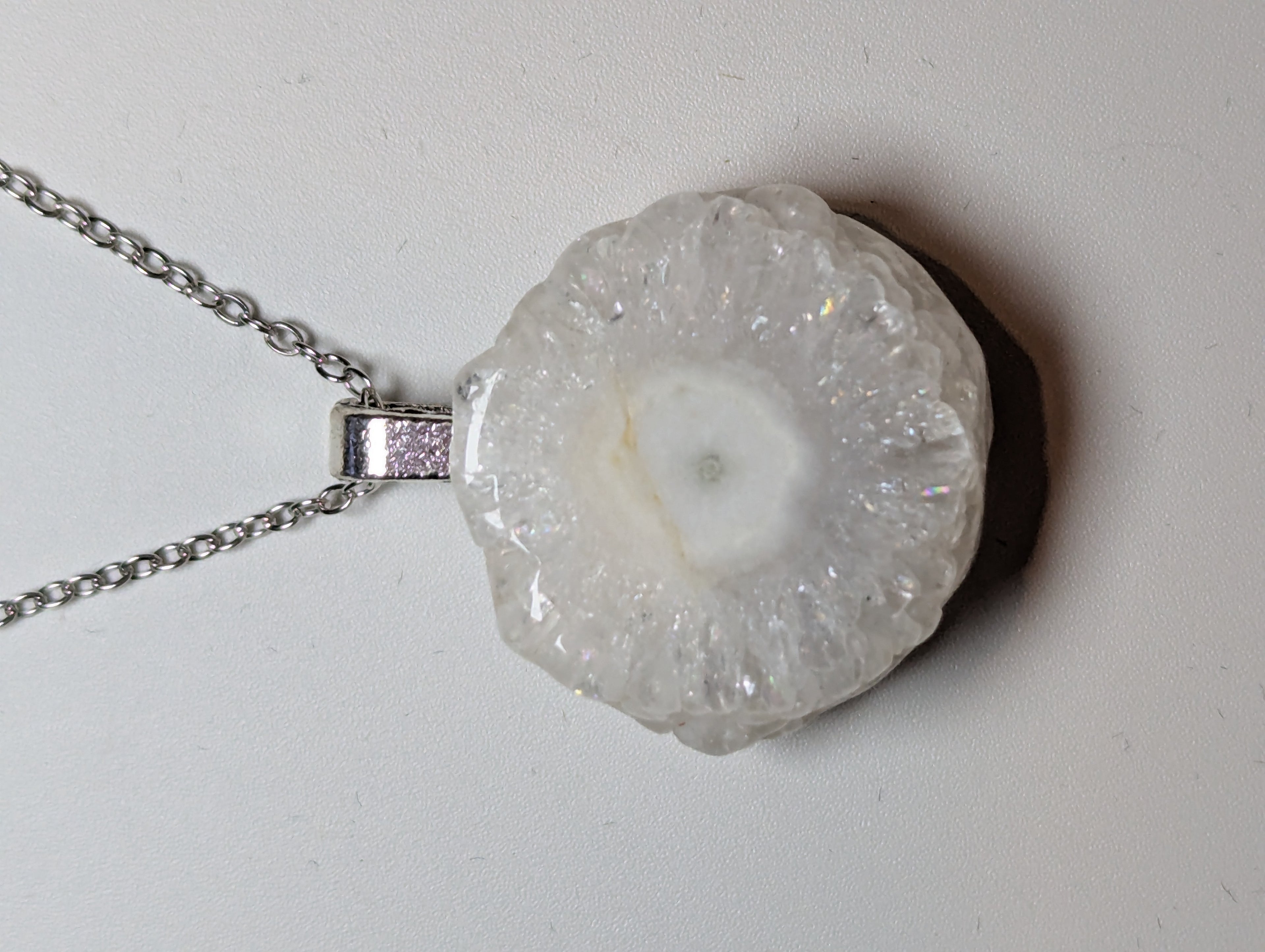 Solar Quartz crystal handmade necklace