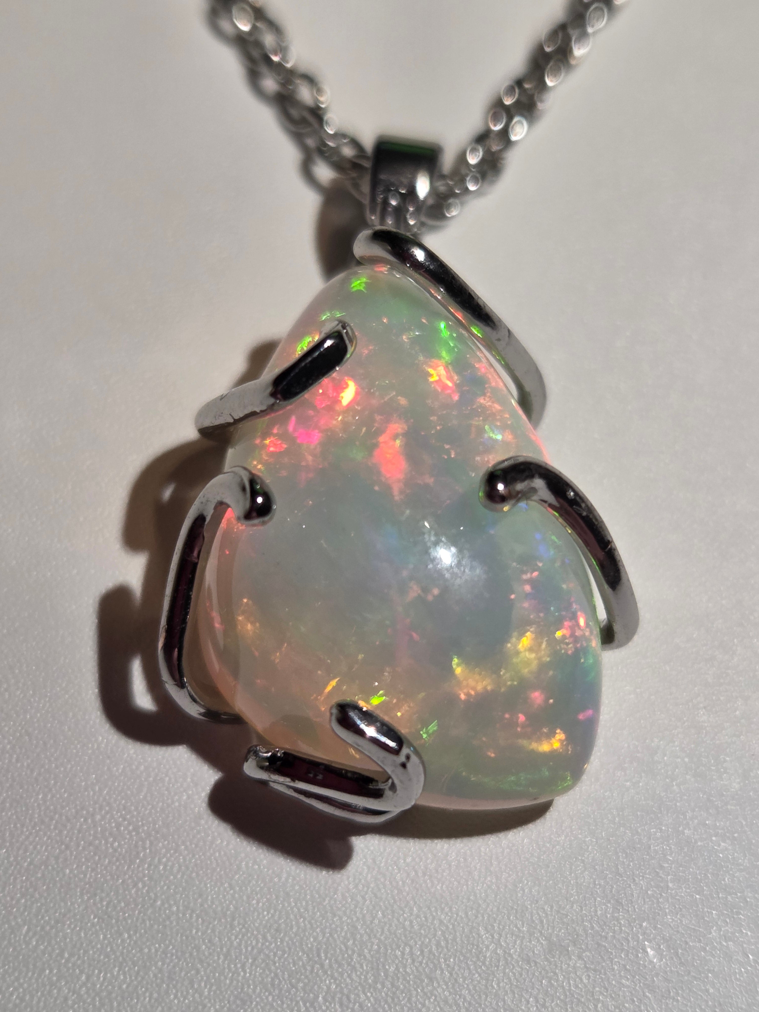 Handmade opal necklace S295