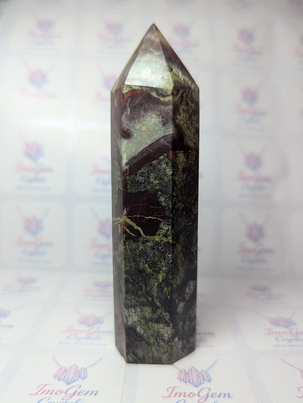 Dragon blood stone crystal tower