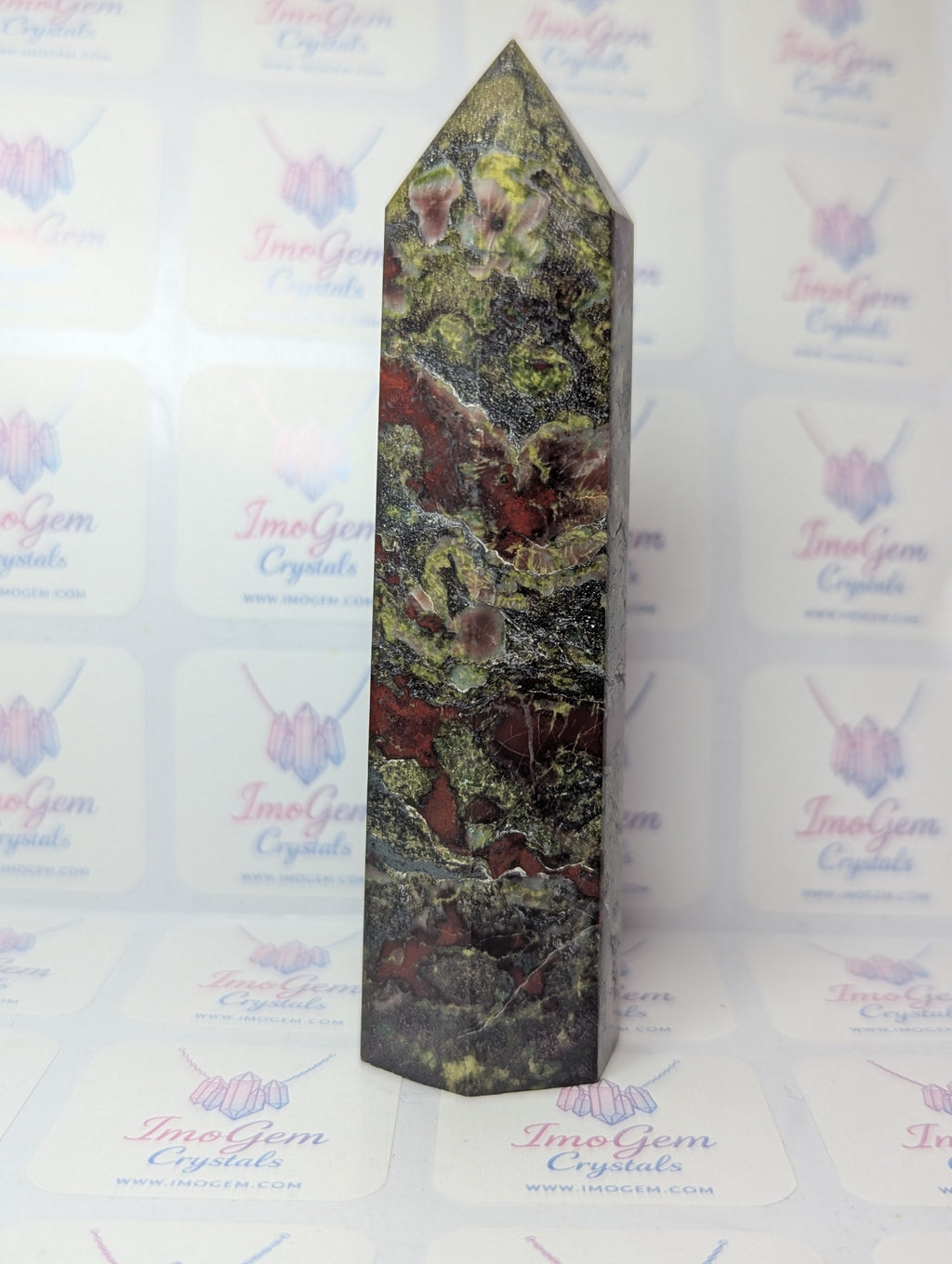 Dragon blood stone crystal tower