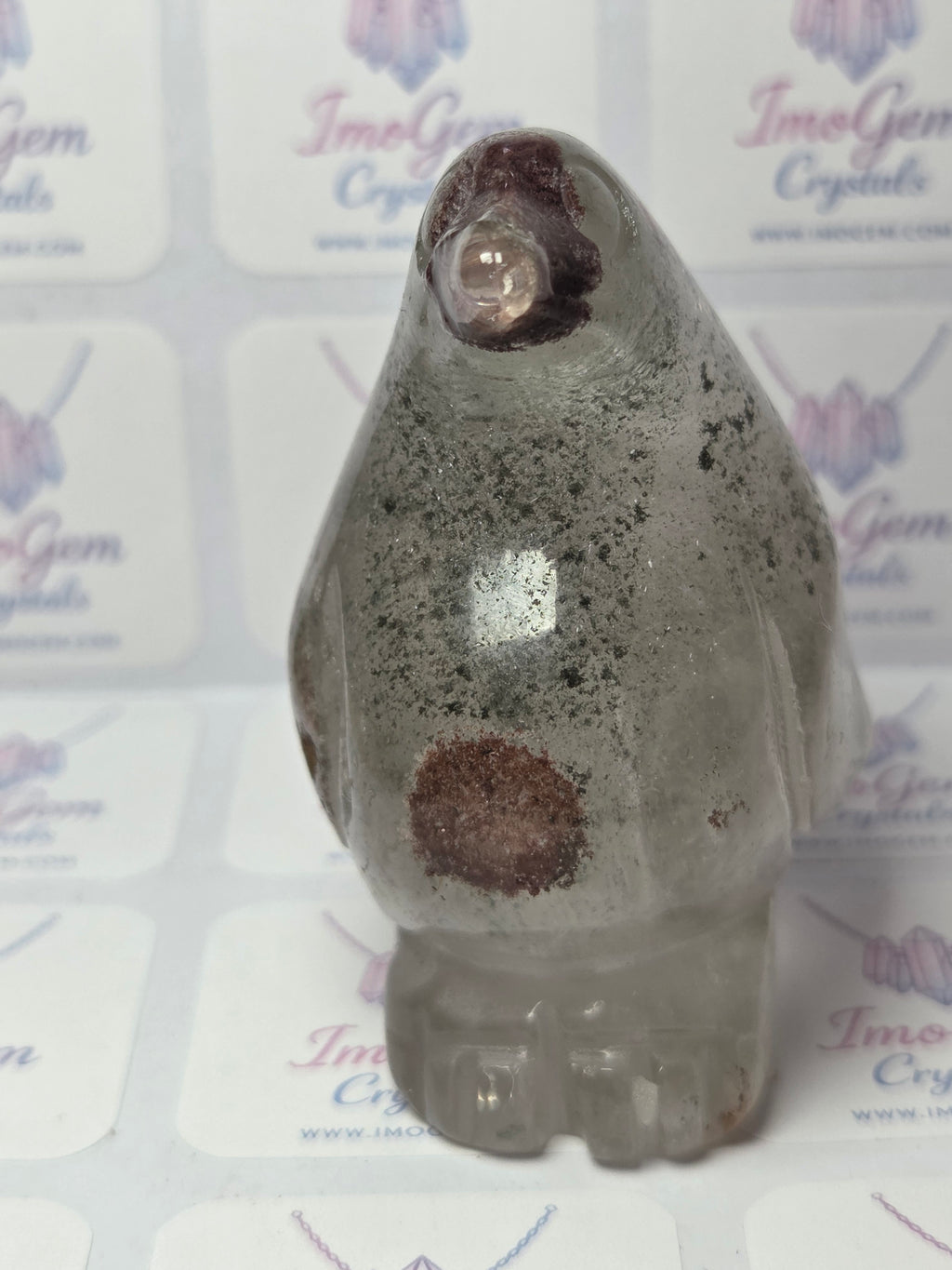 Hospital Garden quartz crystal fat penguin
