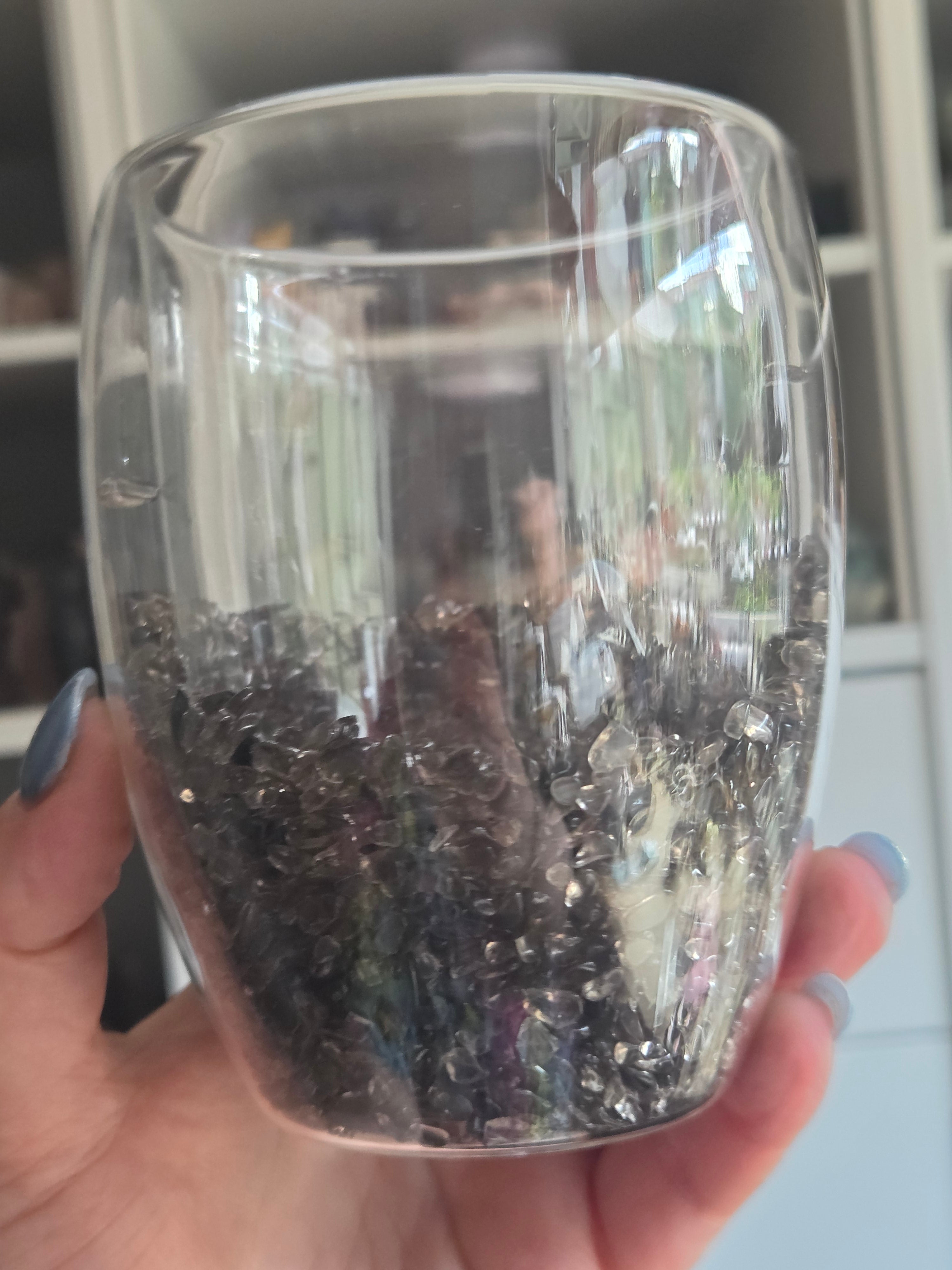 Crystal chip glasses