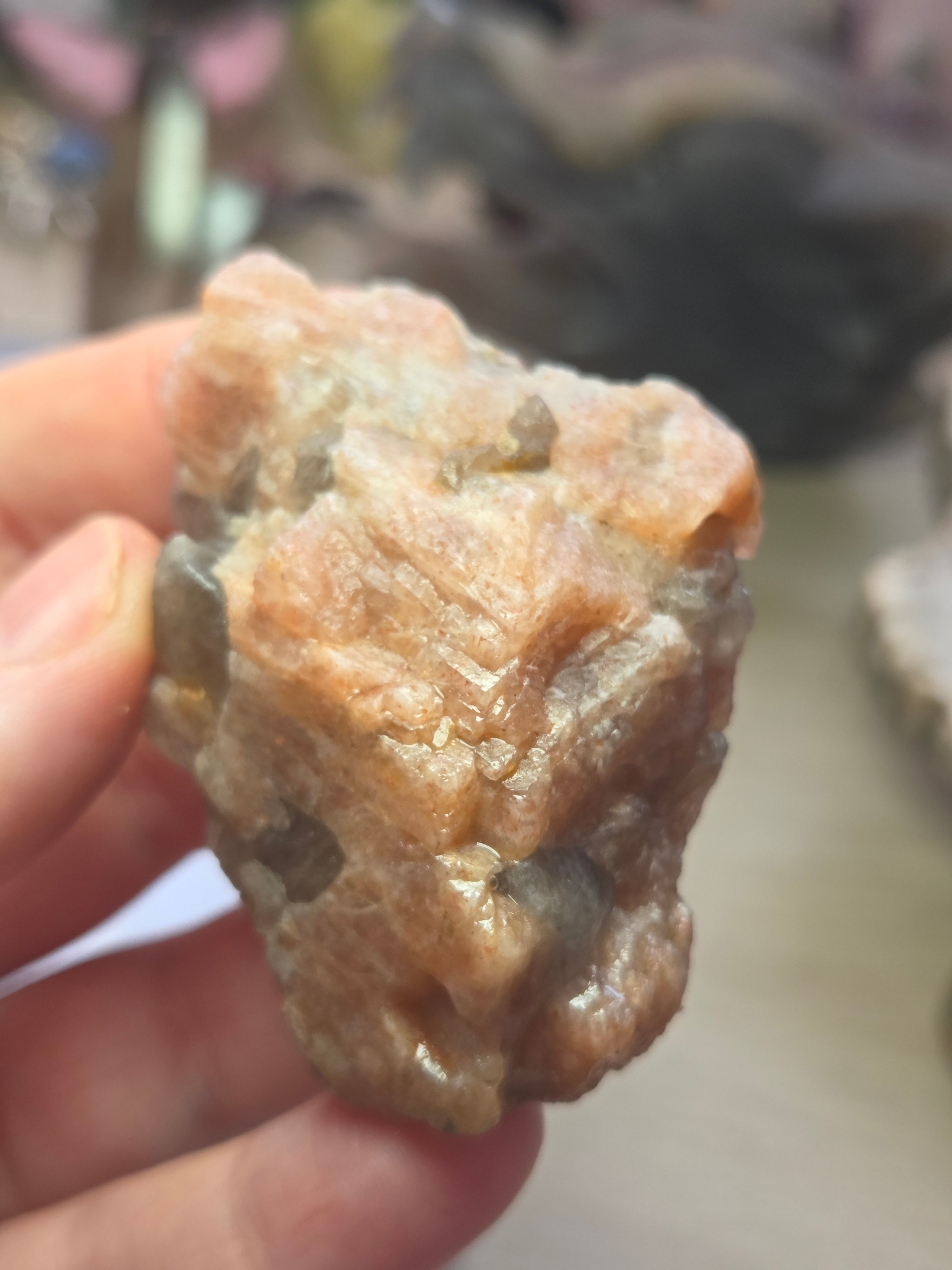 Sunstone raw specimen