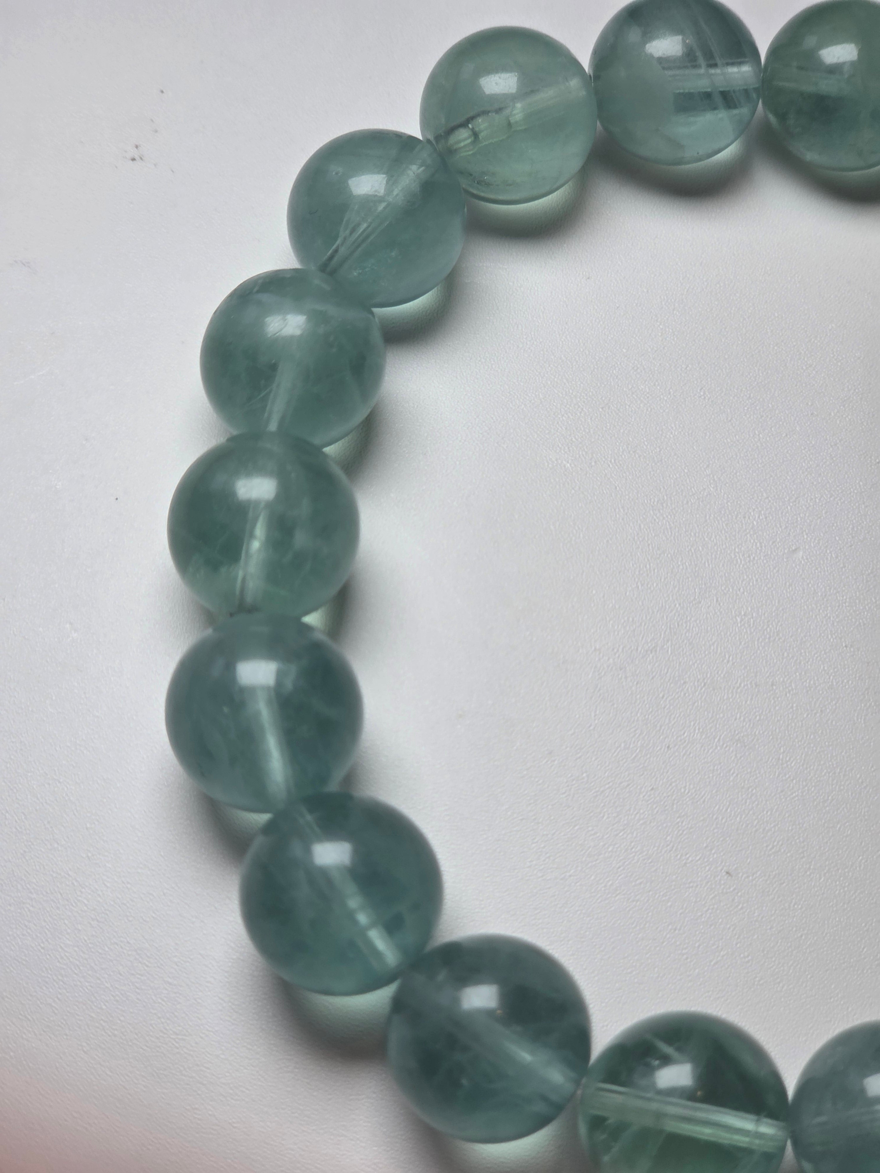 Green flouite crystal bracelet