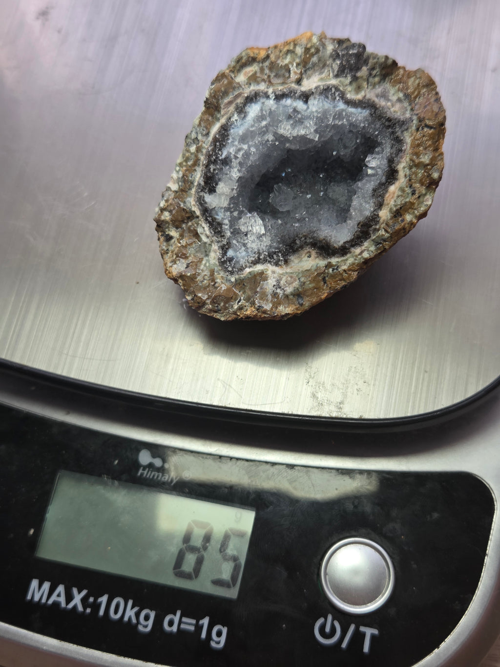 Raw Geode crystal specimen