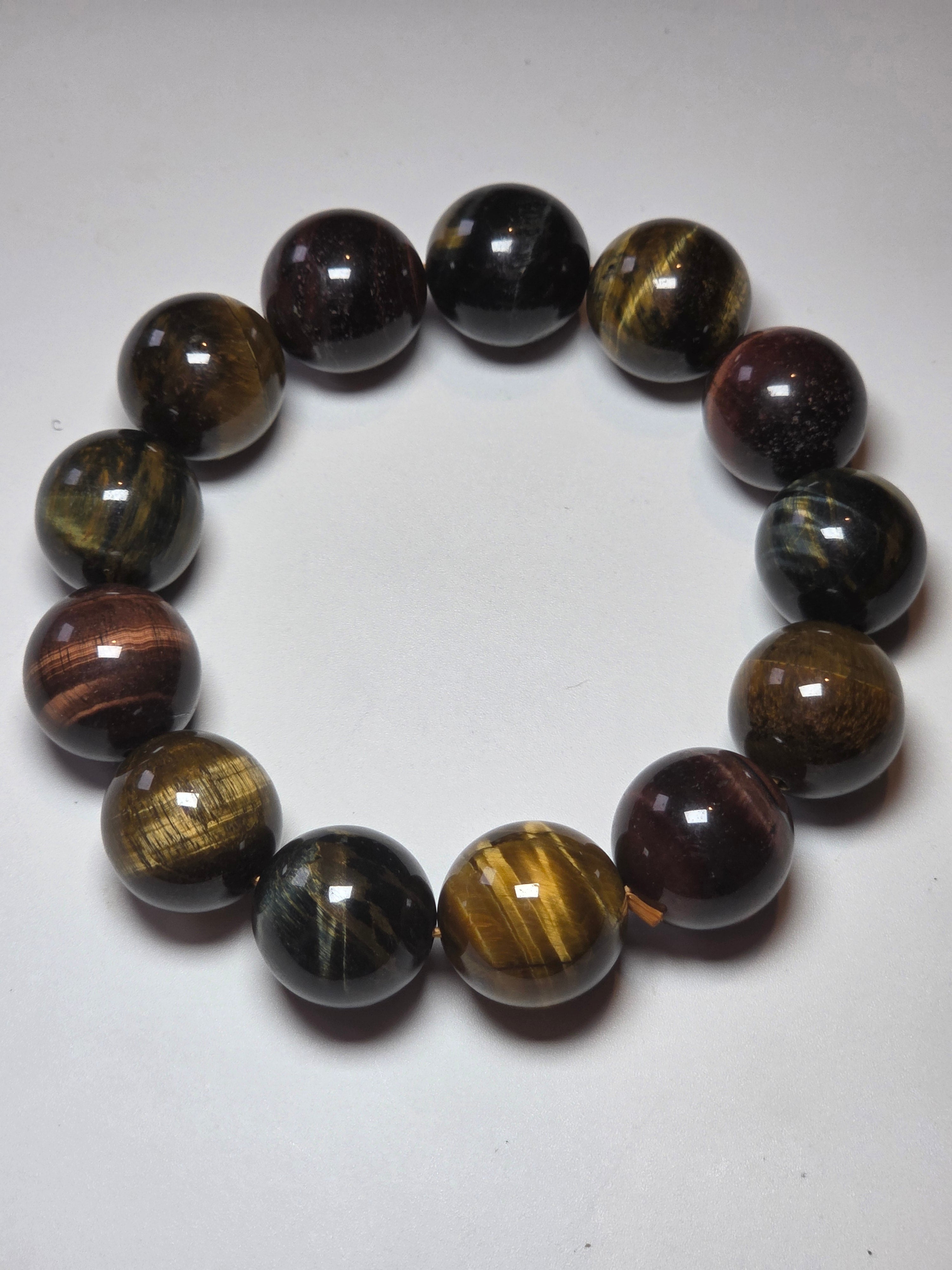 Large tigers eye  crystal bracelet