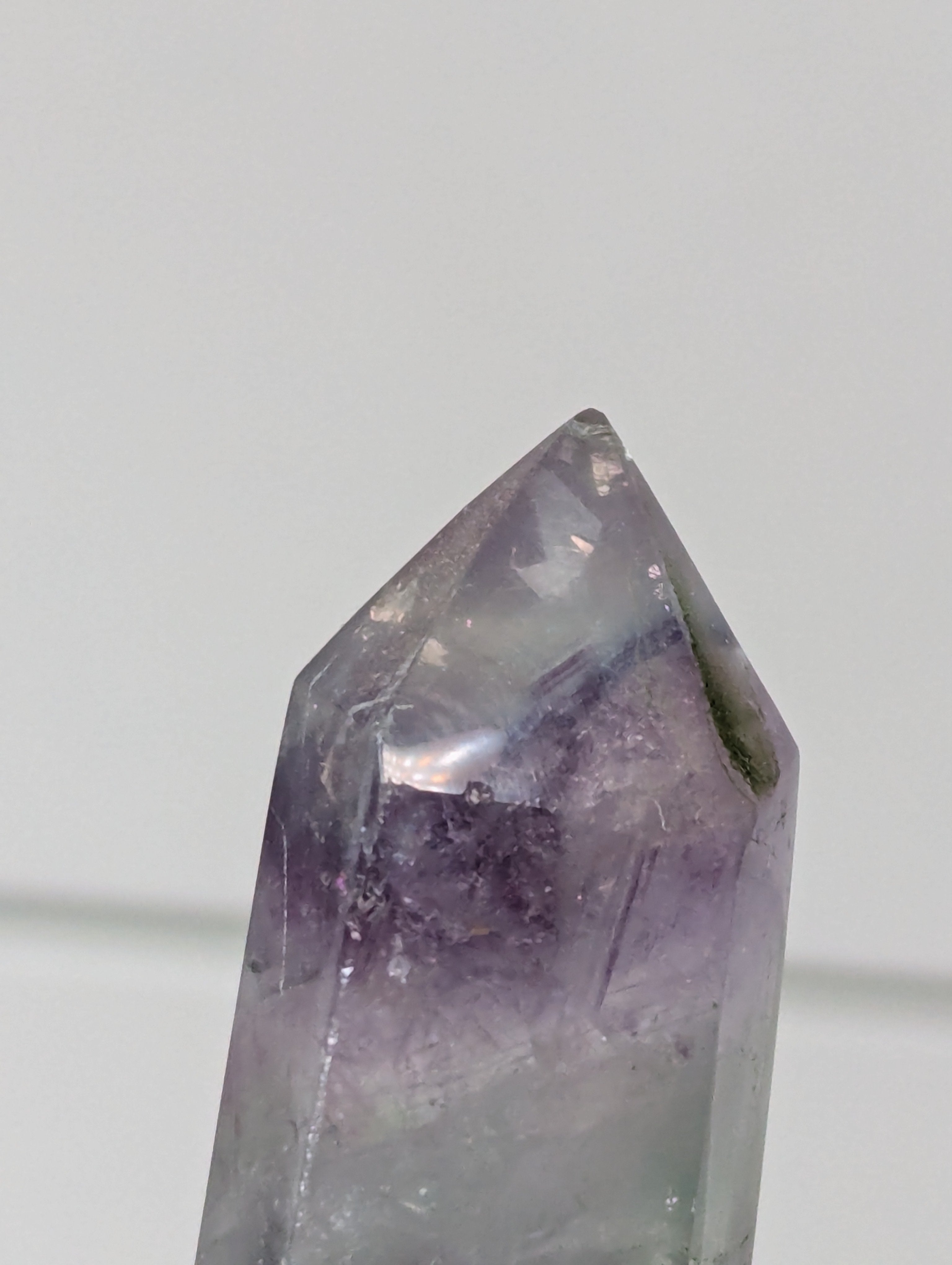 Beautiful four points Flourite crystal tower