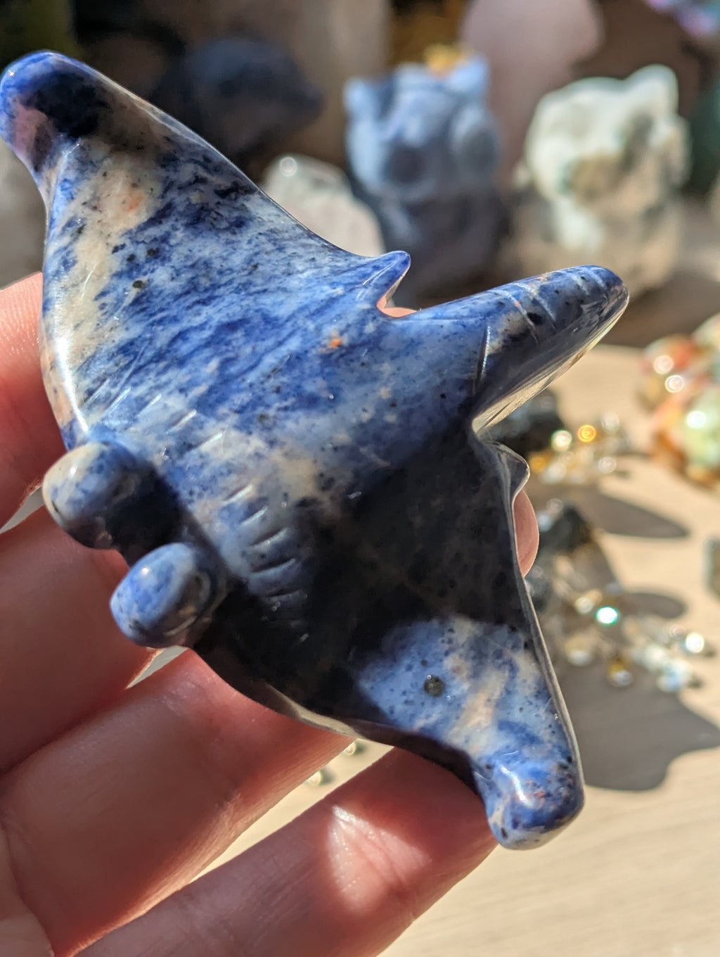 Stingray carving