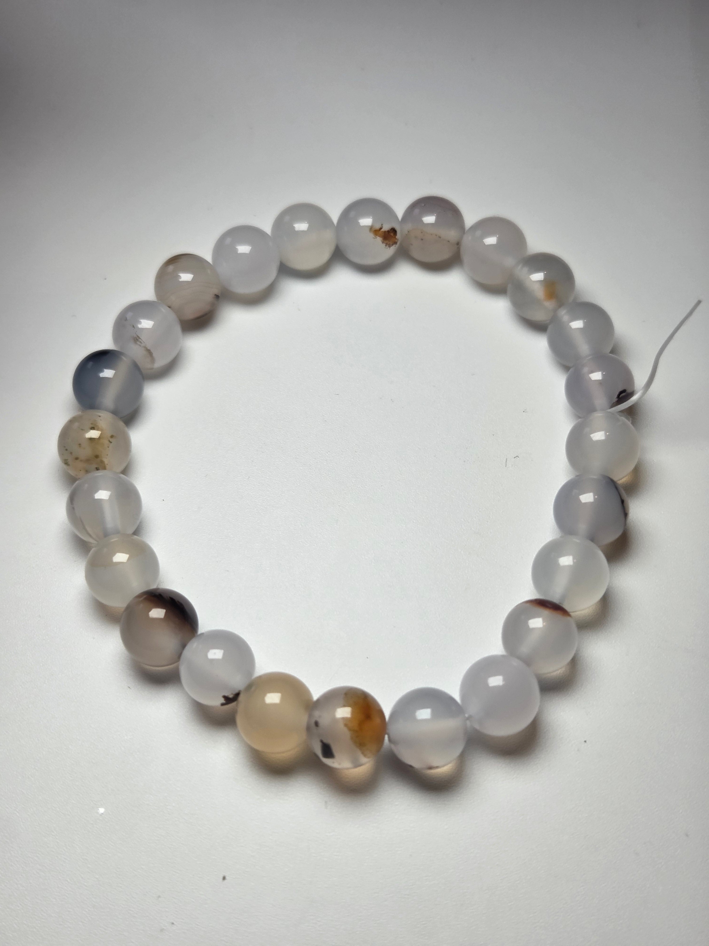 Agate crystal bracelet