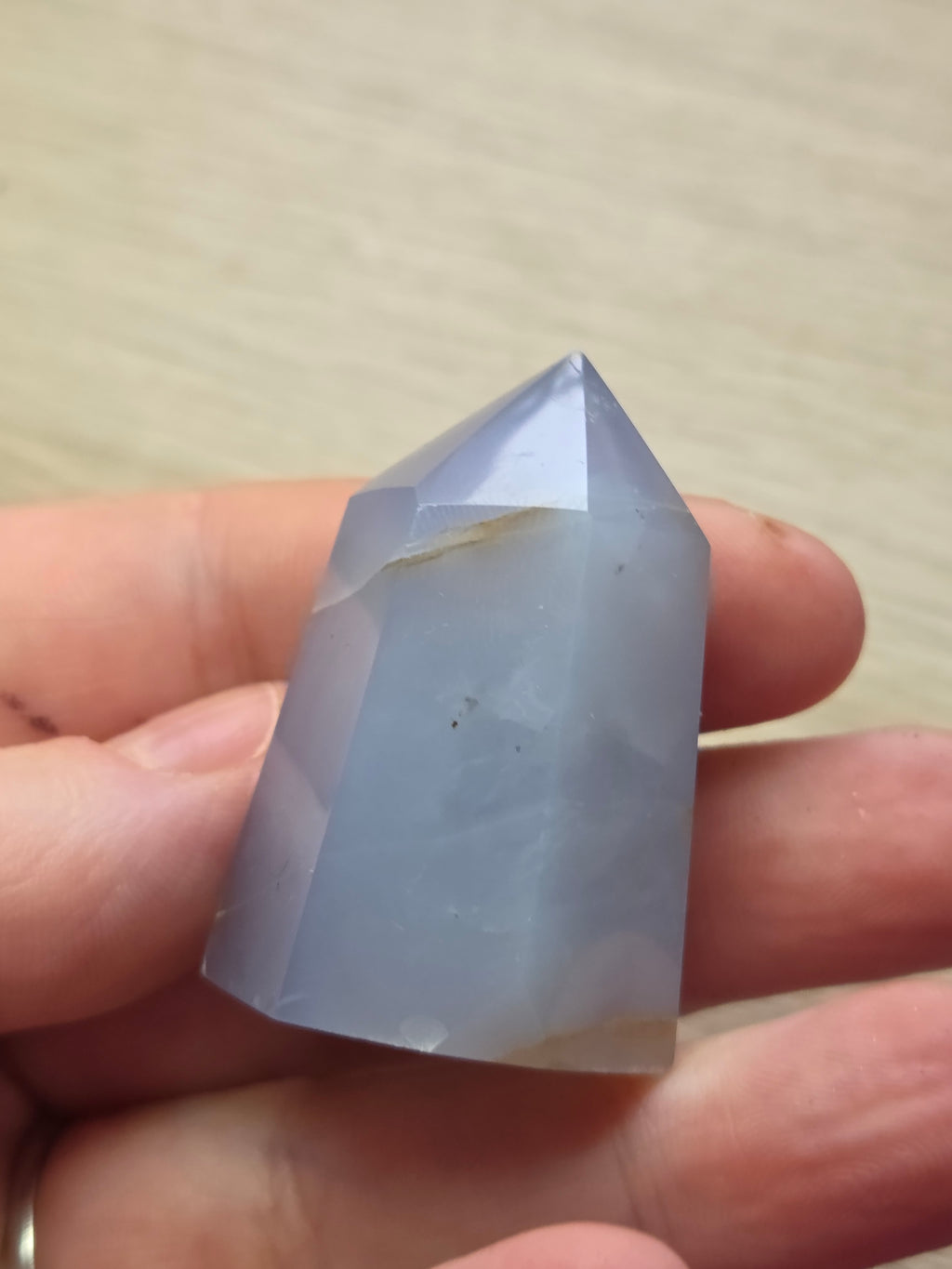 Chalcedony crystal  tower