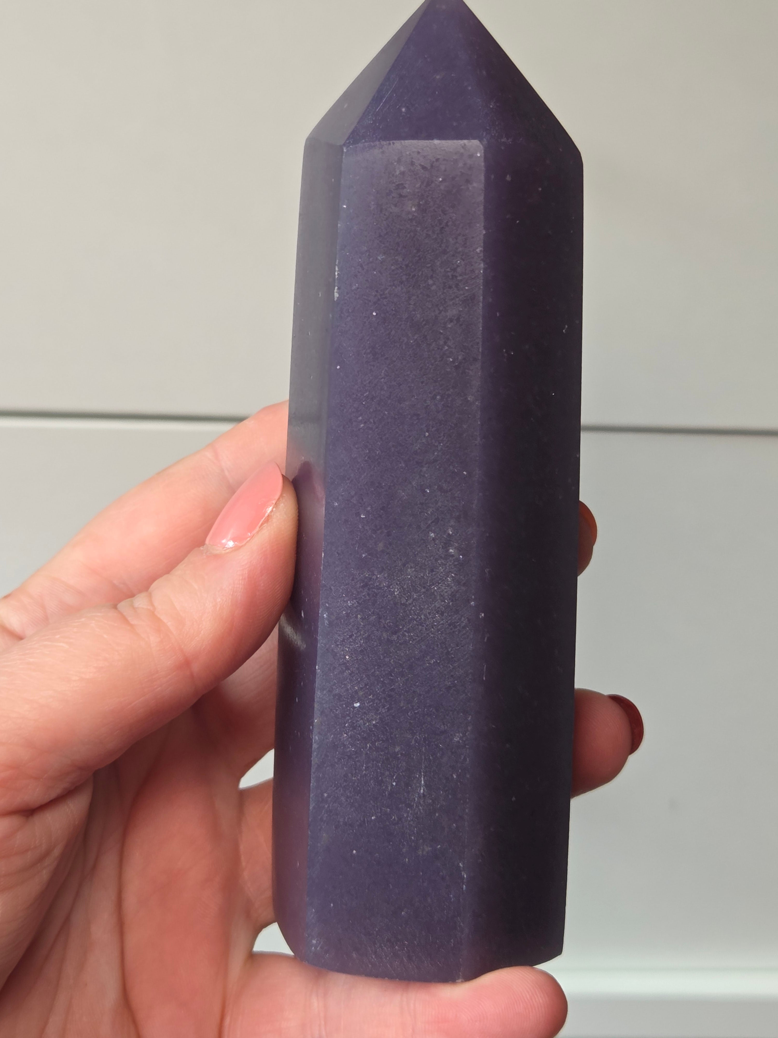 Grade A Lepidolite crystal tower 13cm