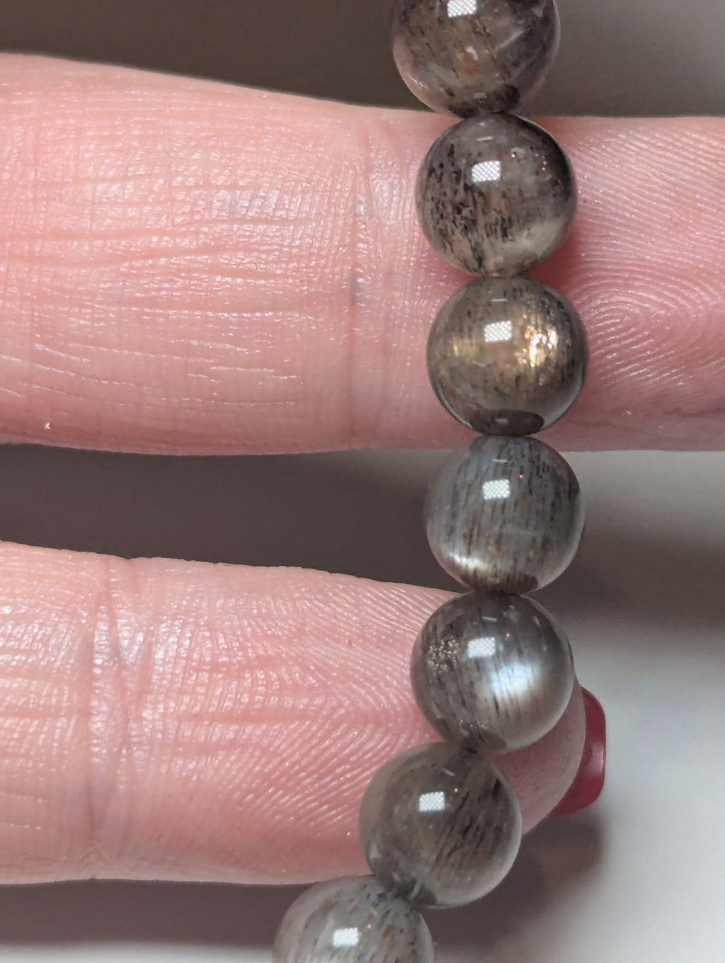 Black Moonstone grade AA bracelet