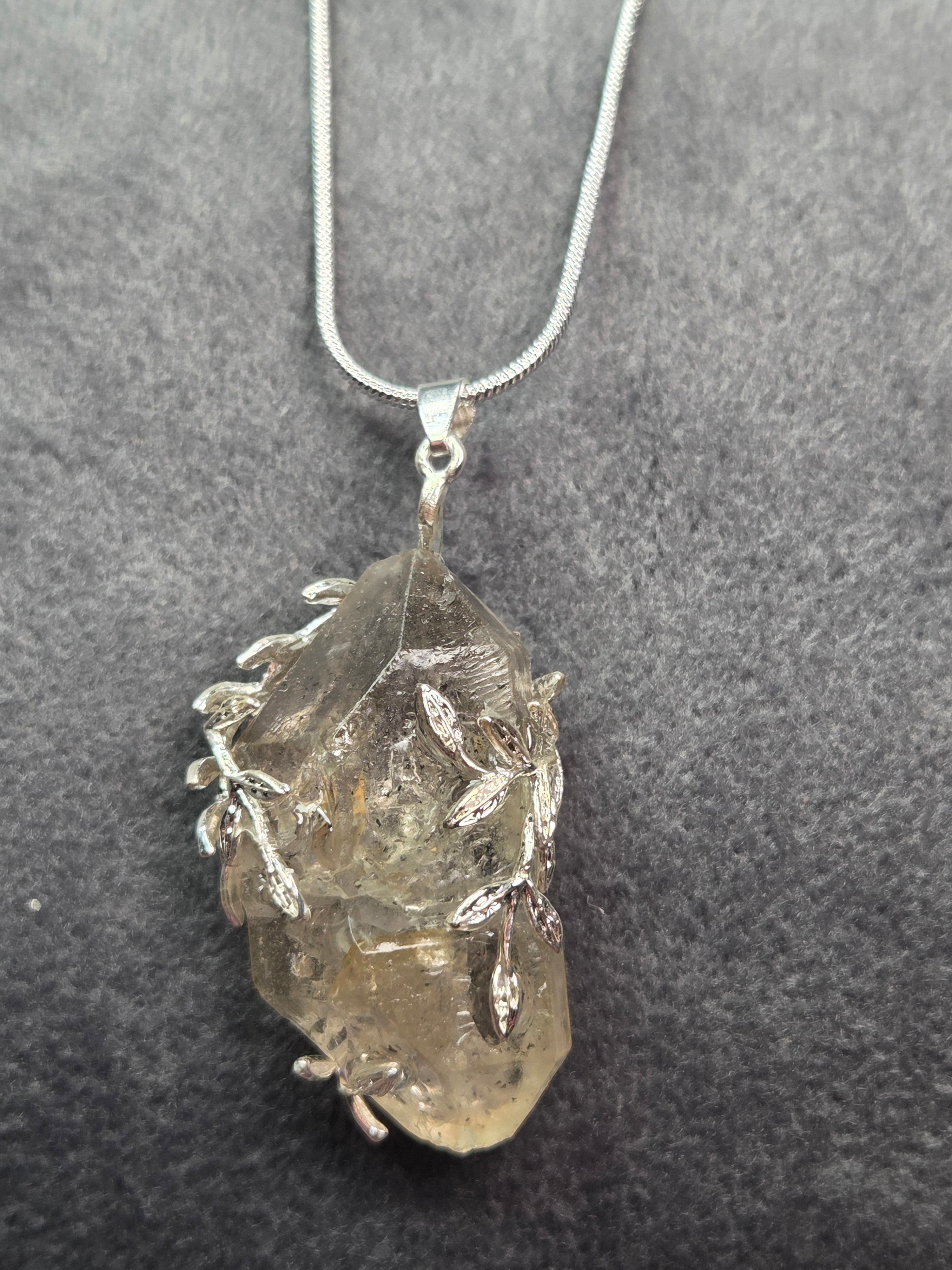 Enhydro crystal necklace handmade