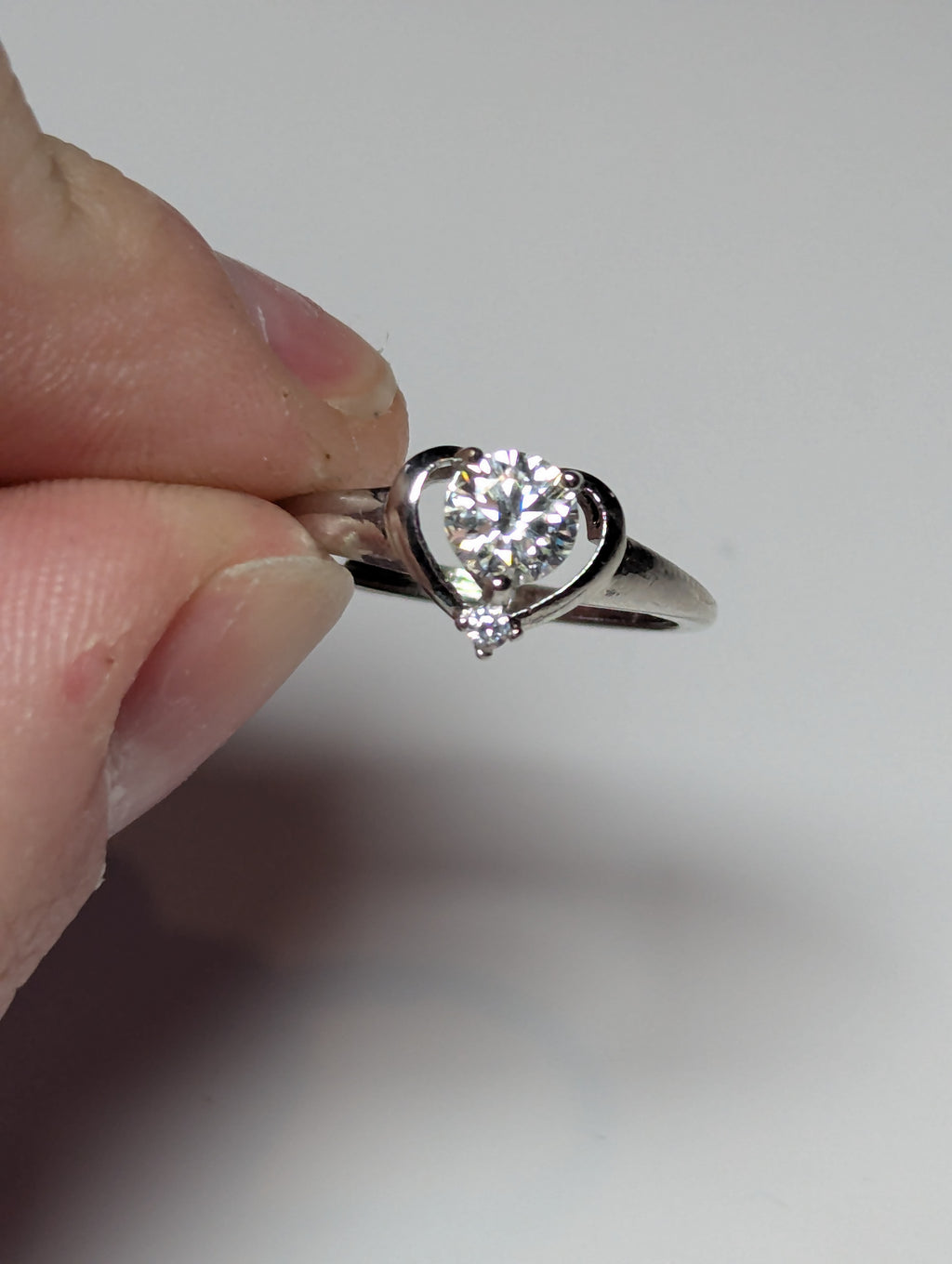 Moissanite diamond s295 ring