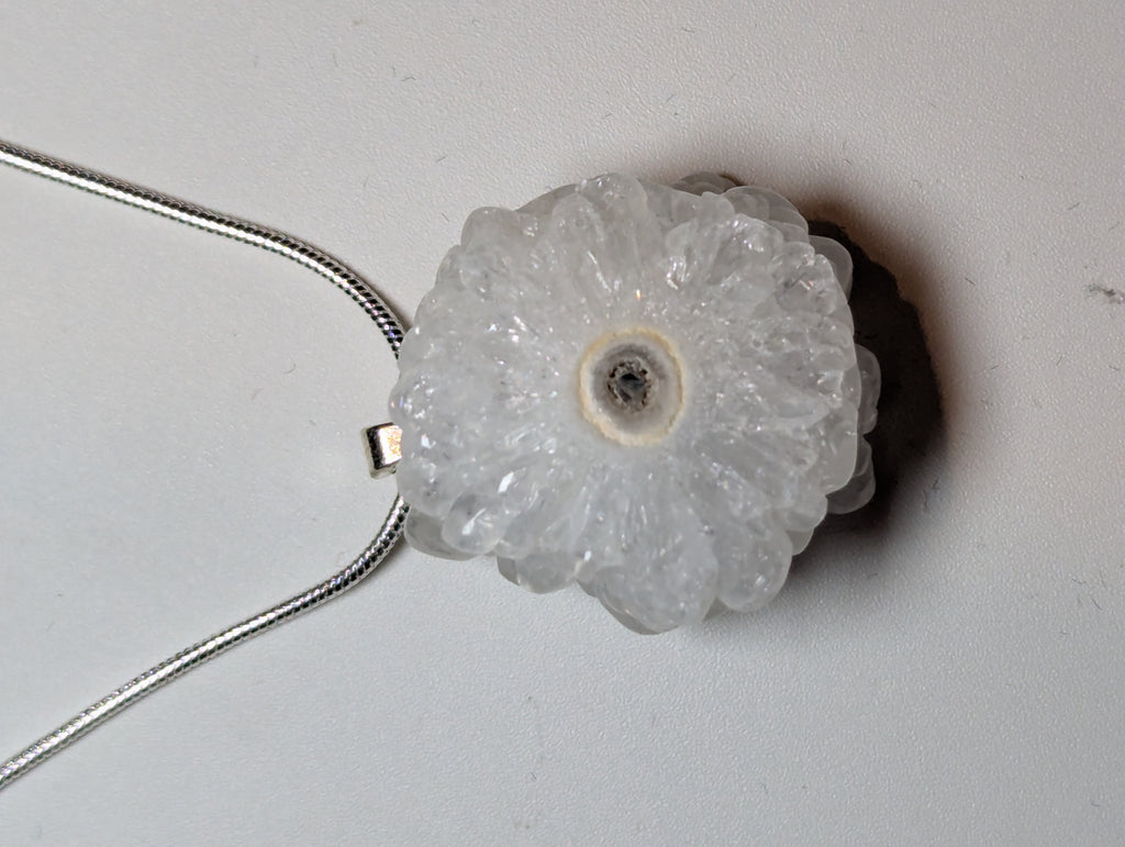 Solar Quartz crystal handmade necklace