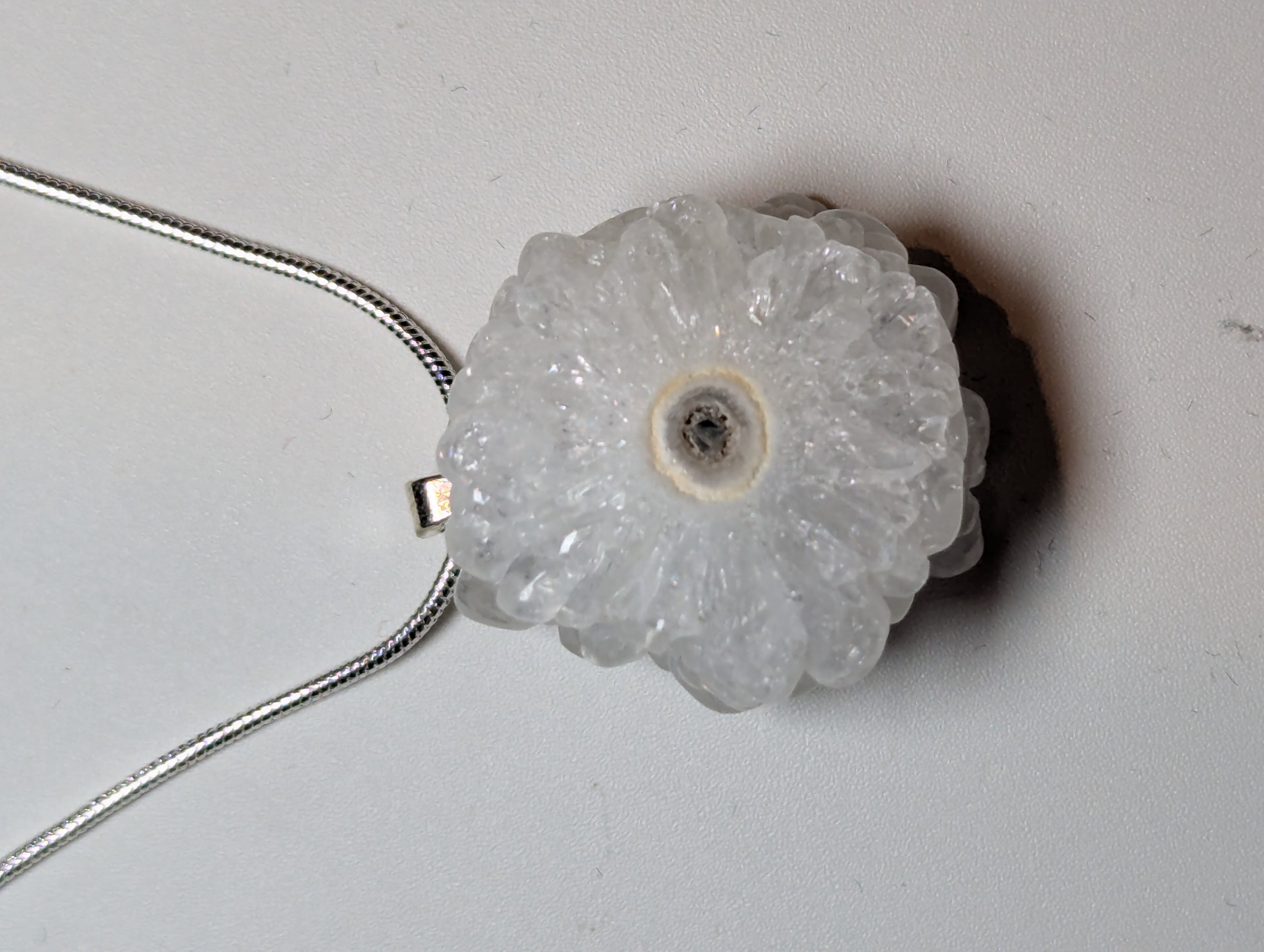 Solar Quartz crystal handmade necklace