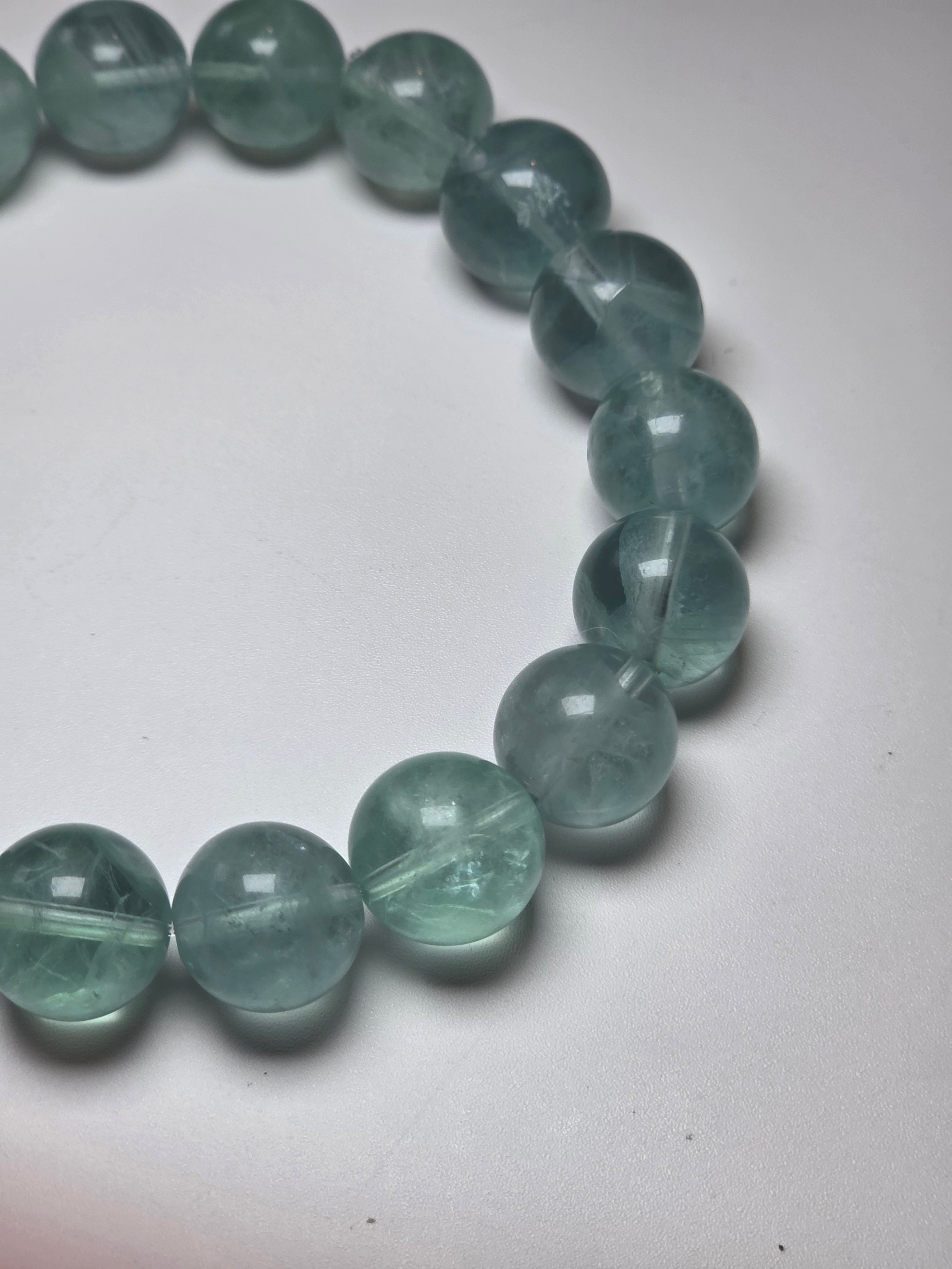 Green flouite crystal bracelet