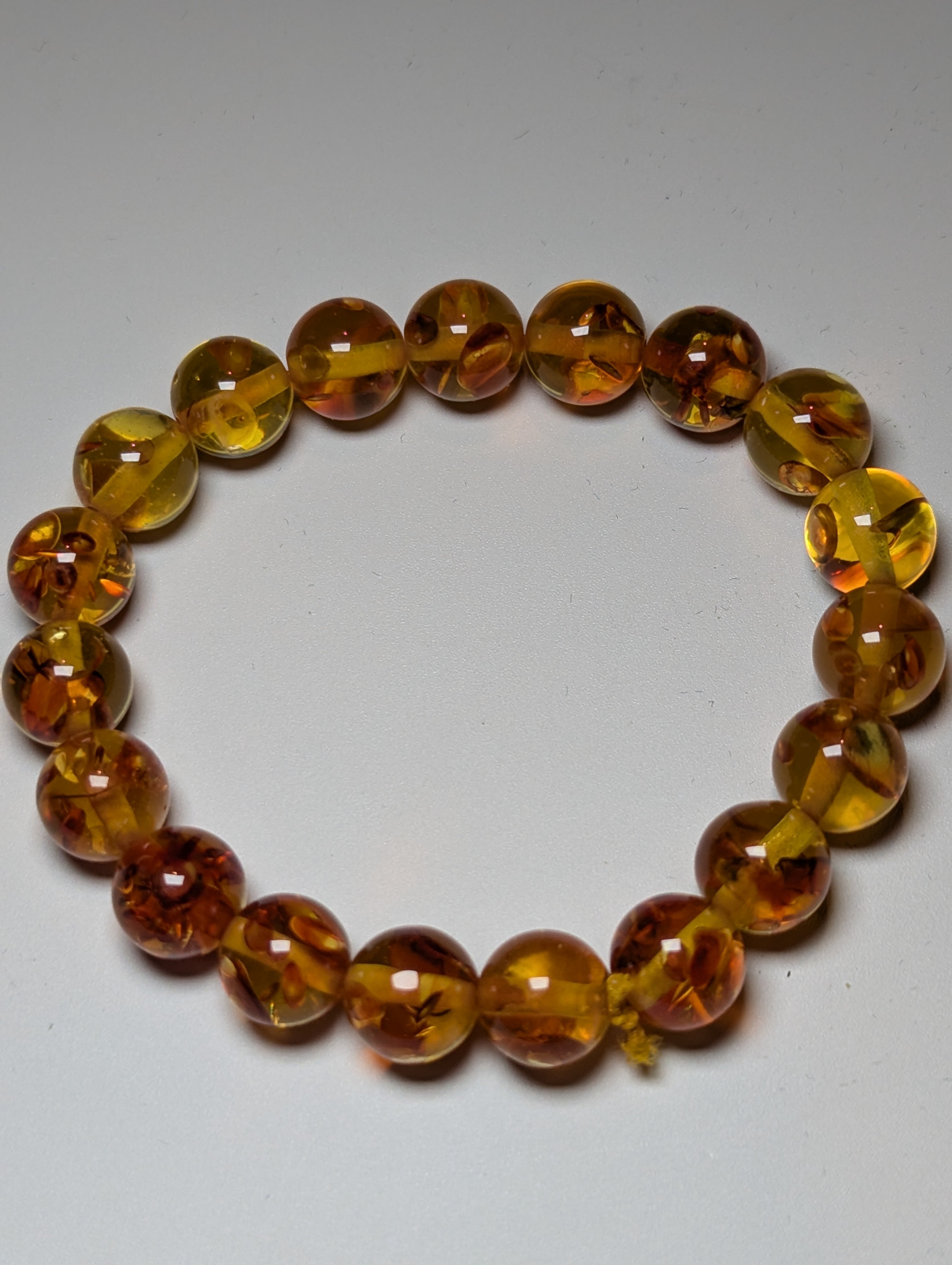Amber bracelet  large sized