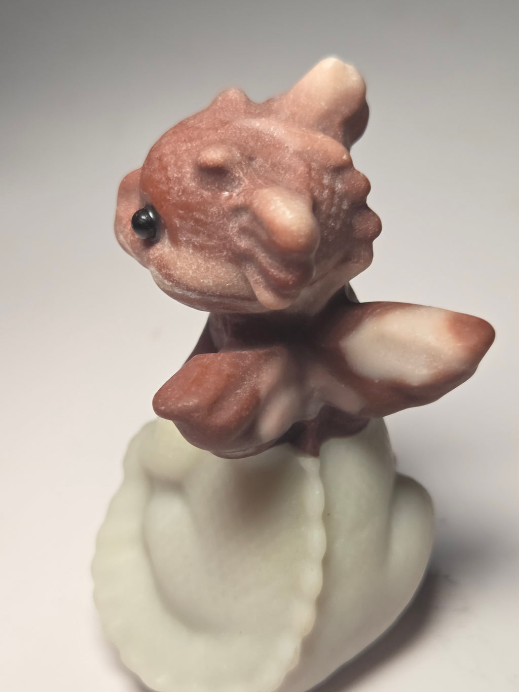 Baby dragon holding tail