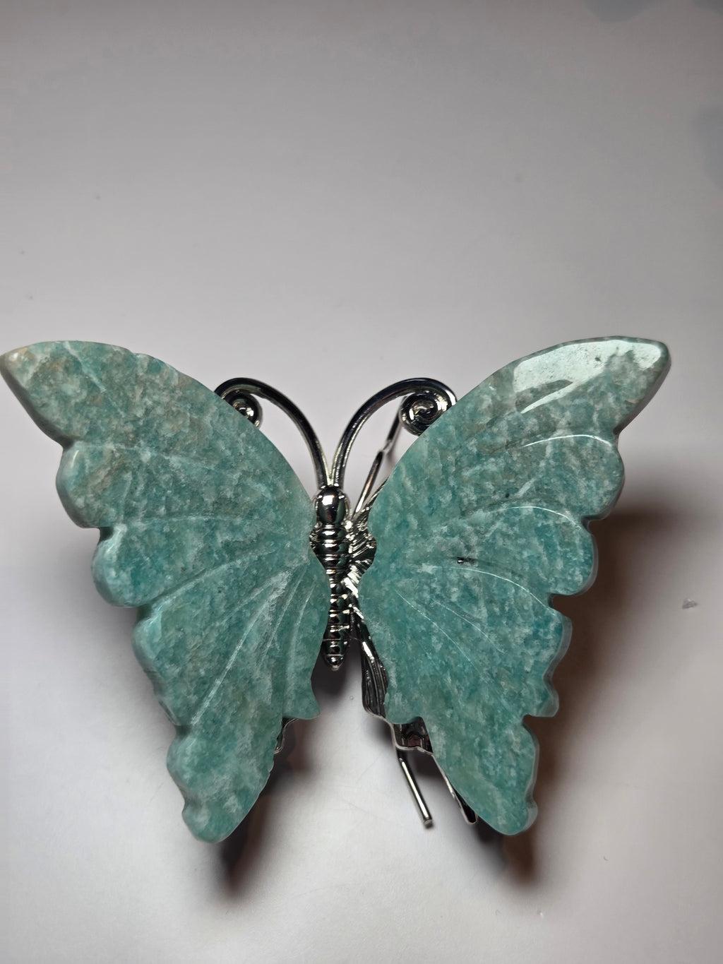 Amazonite crystal butterfly
