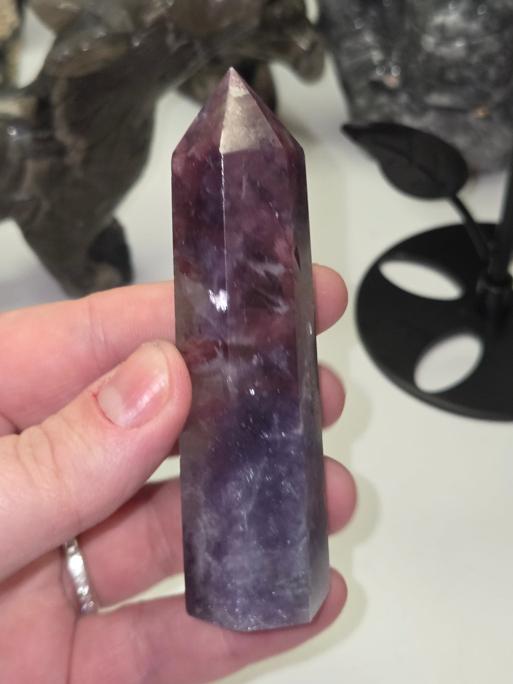 Unicorn stone crystal tower