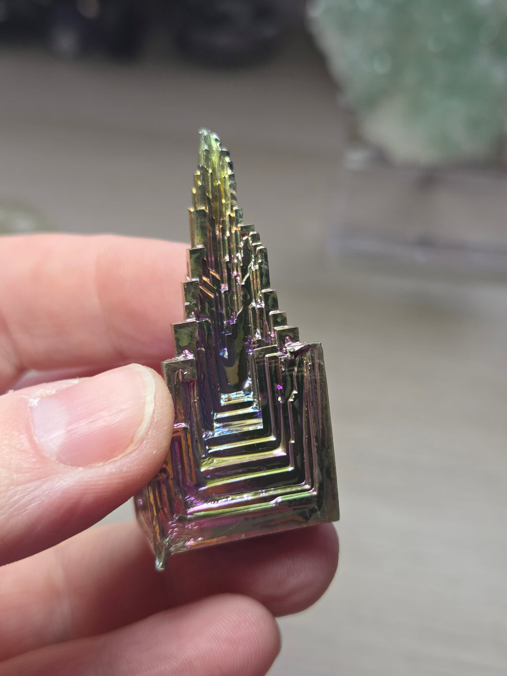 Bismus natural formed crystal