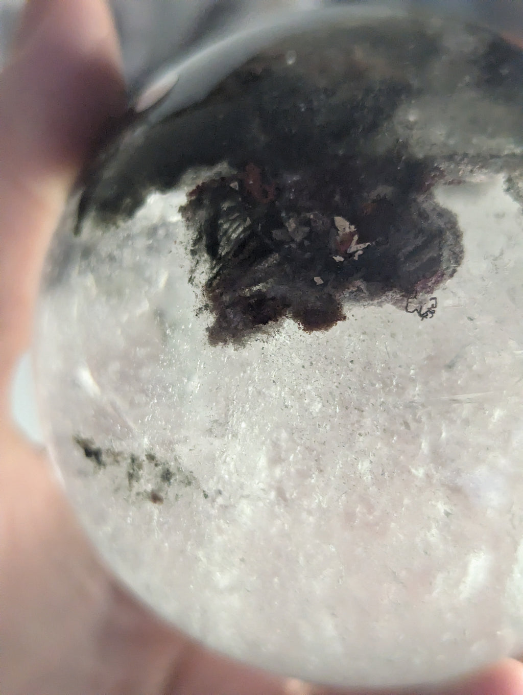 Amazing high Grade Garden quartz crystal sphere