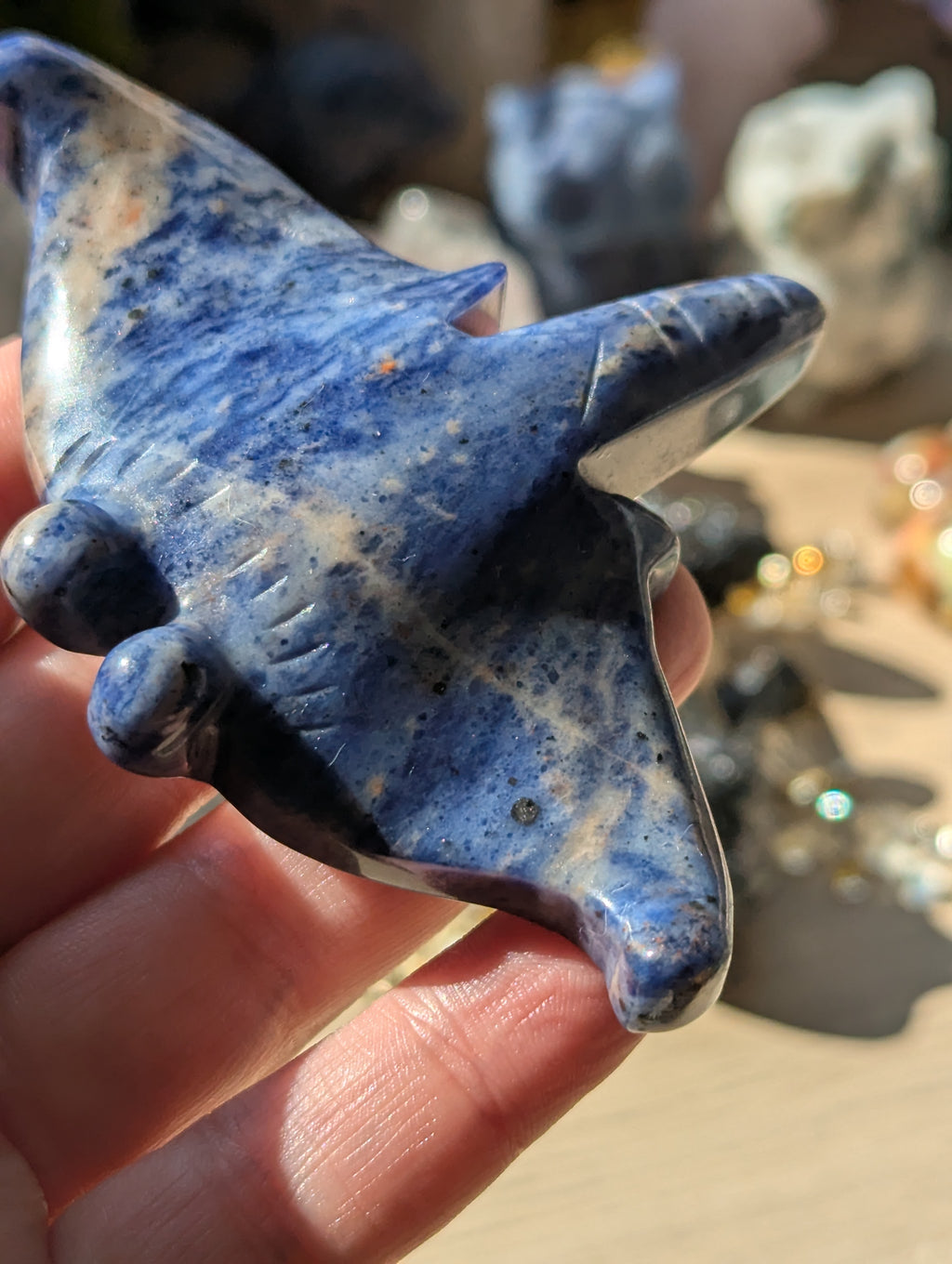 Stingray carving