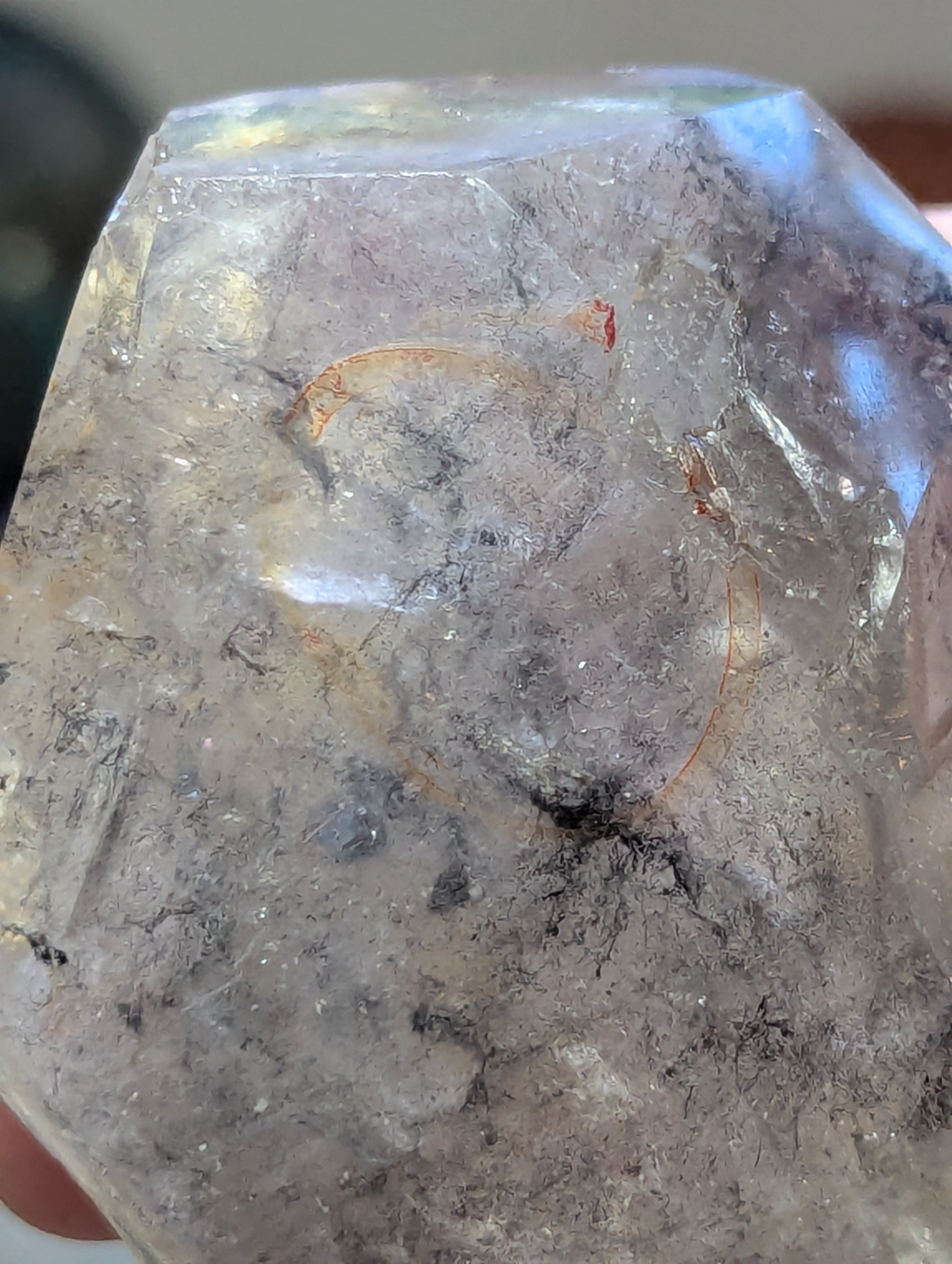 Enhydro crystal specimen