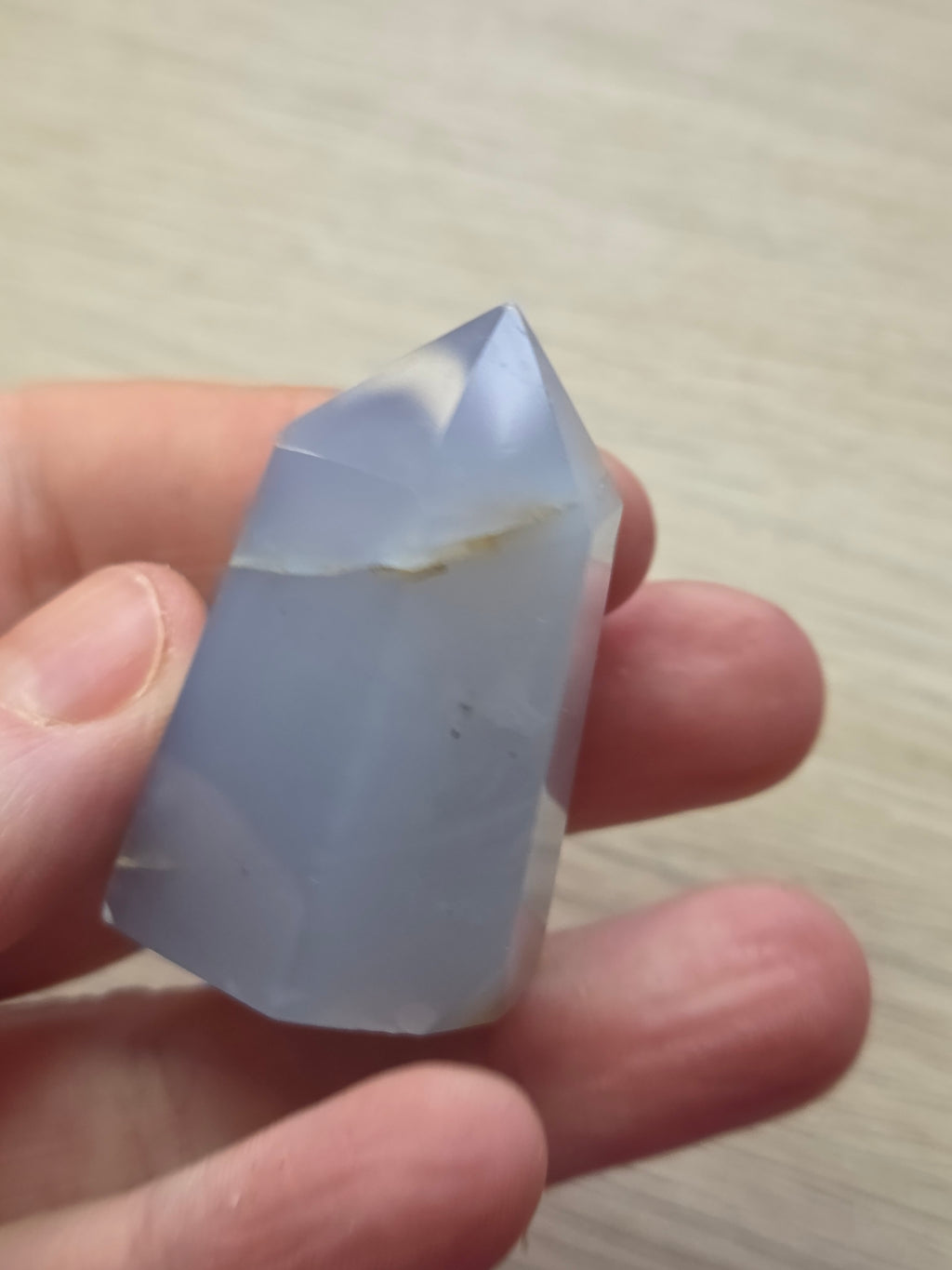 Chalcedony crystal  tower