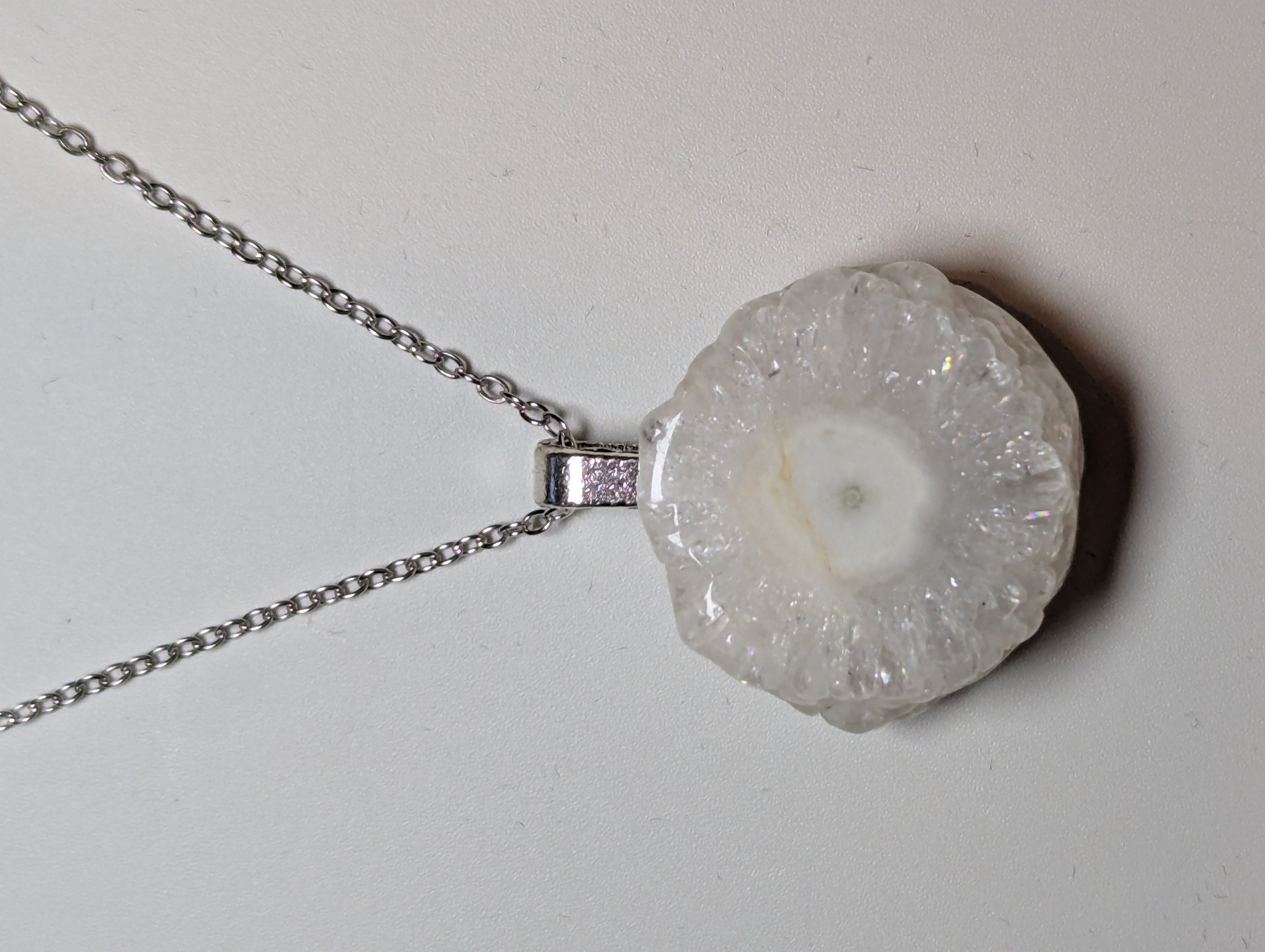 Solar Quartz crystal handmade necklace